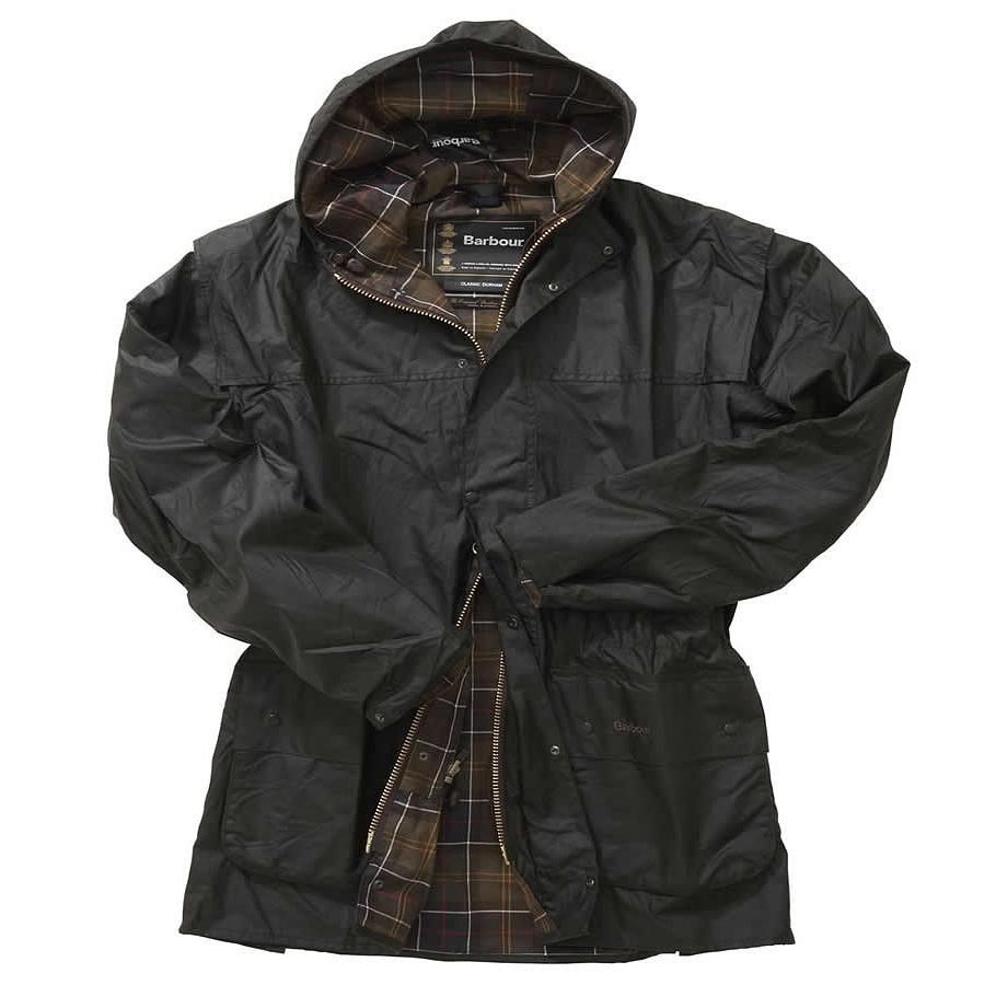 durham jacket classic waxed barbour lyst clothing