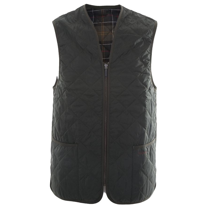 Barbour Quilted Waistcoat/zipin Liner in Olive (Green) for Men Lyst
