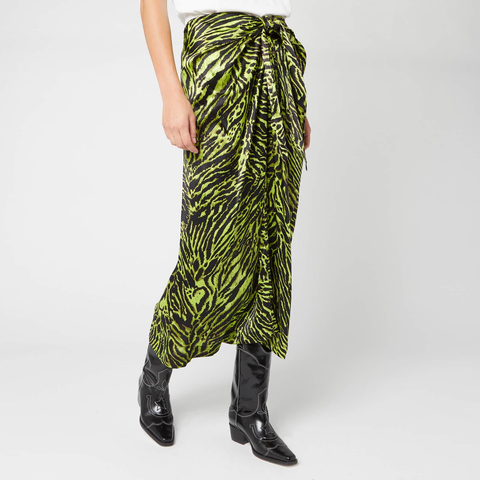 ganni lurex silk