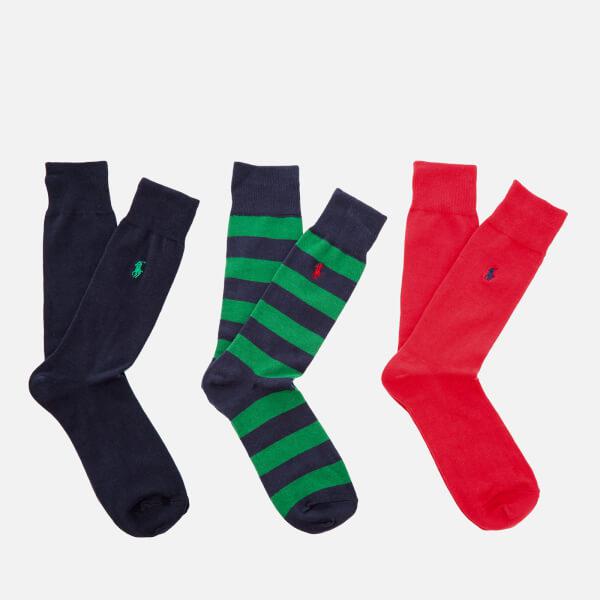 Lyst Polo Ralph Lauren Men's 3 Pack Socks in Green for Men