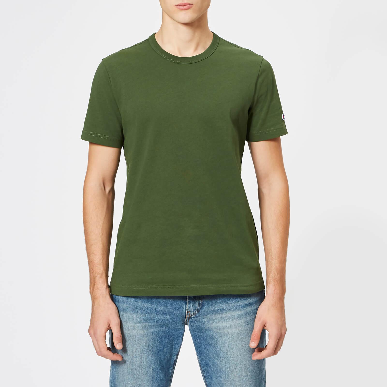 Champion Sleeve Logo T-shirt in Green for Men - Lyst