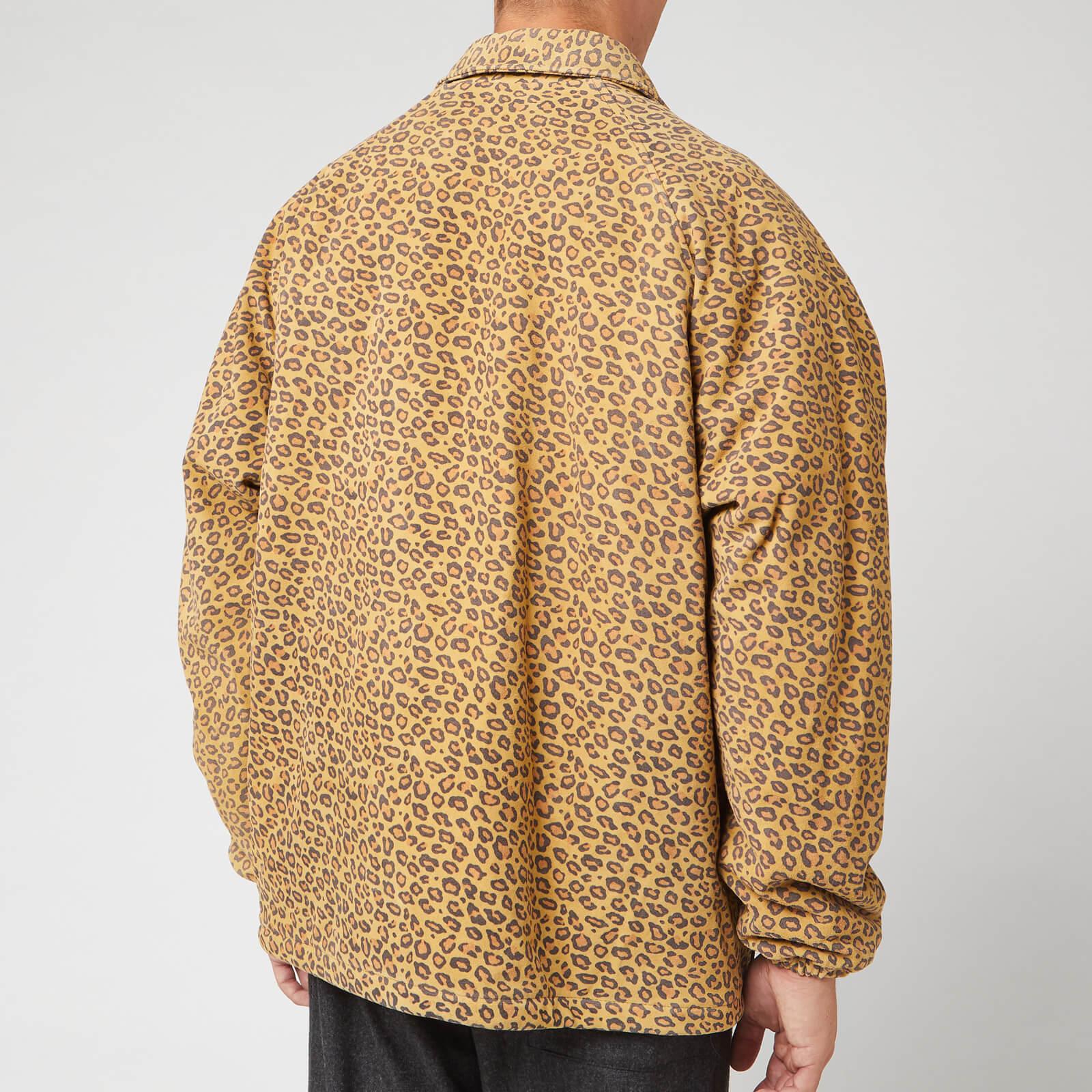 YMC Leopard Print Suede Jocks Jacket in Tan (Brown) for Men - Lyst