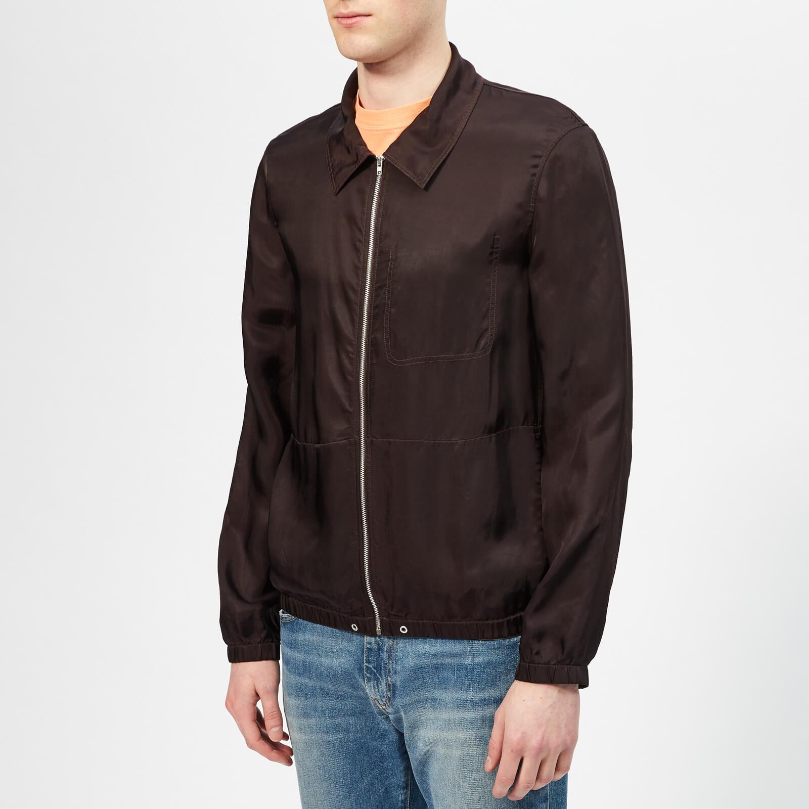 helmut lang brown shirt