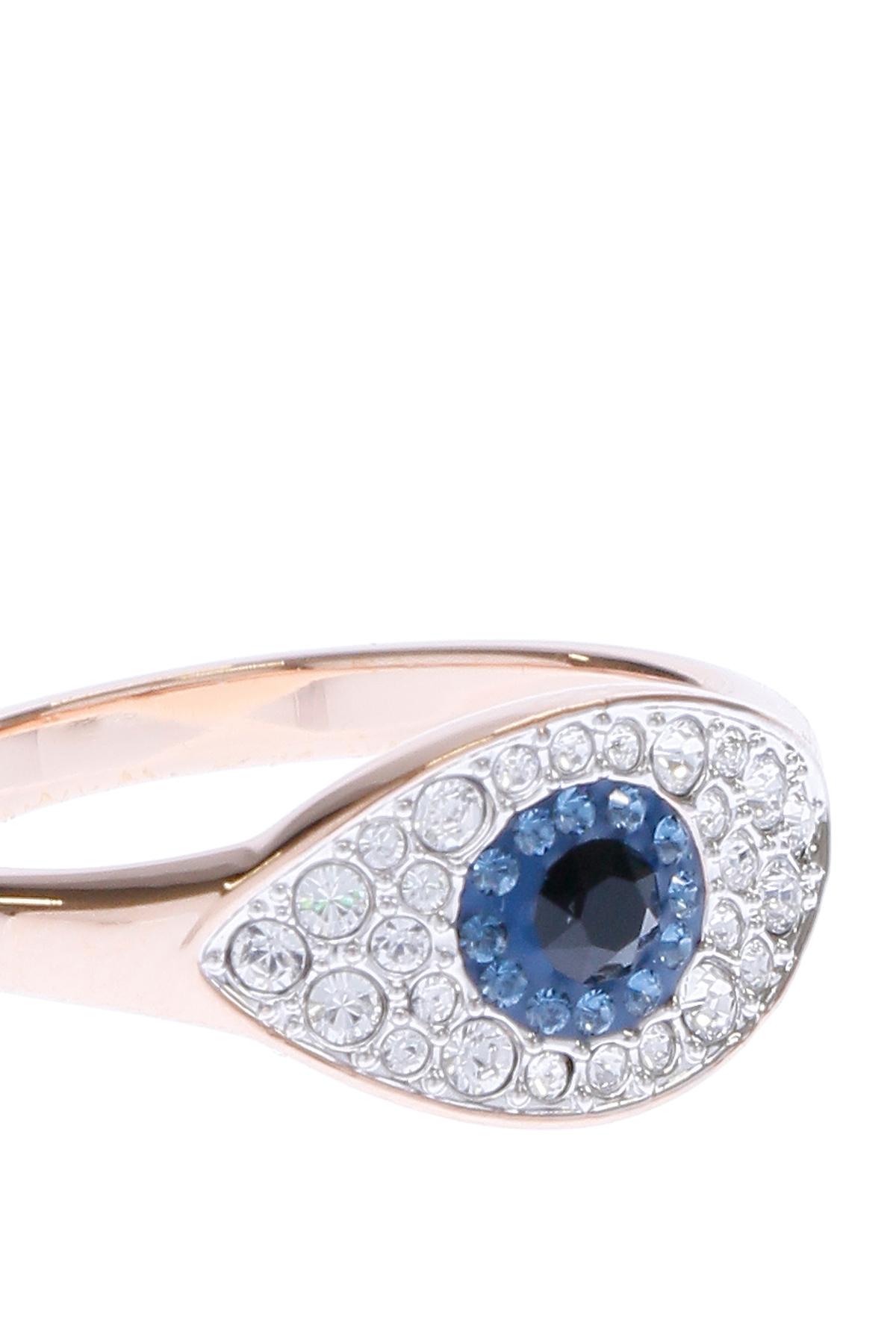 Swarovski Evil Eye Ring - Lyst