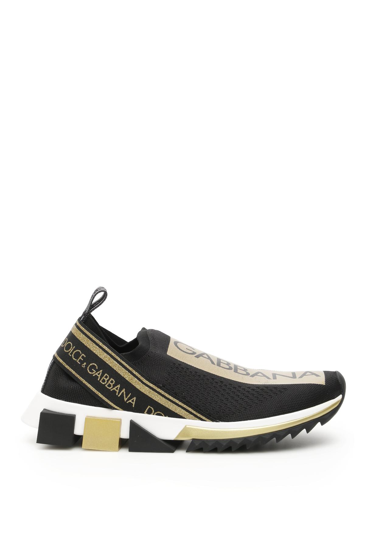 Dolce & Gabbana Sorrento Running Sneakers in Metallic - Lyst