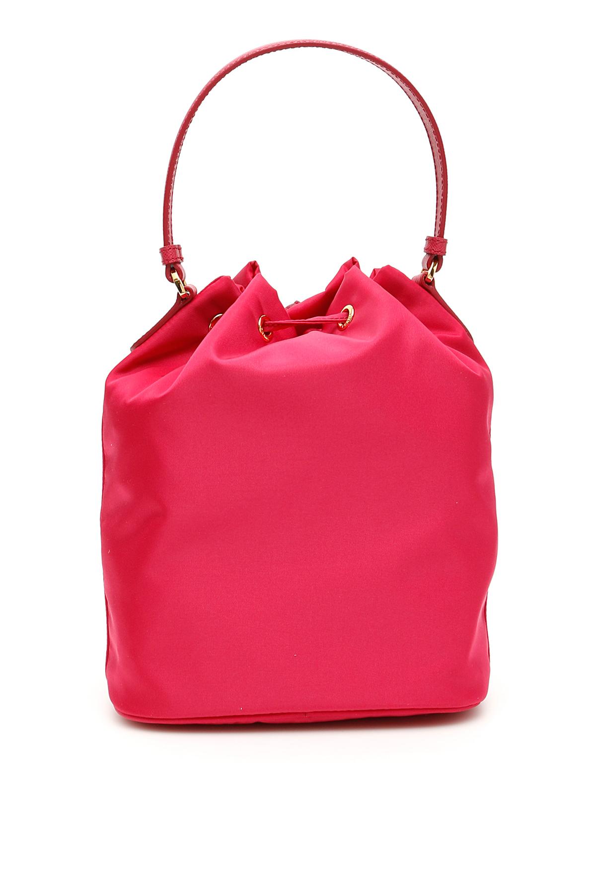 prada mini bucket