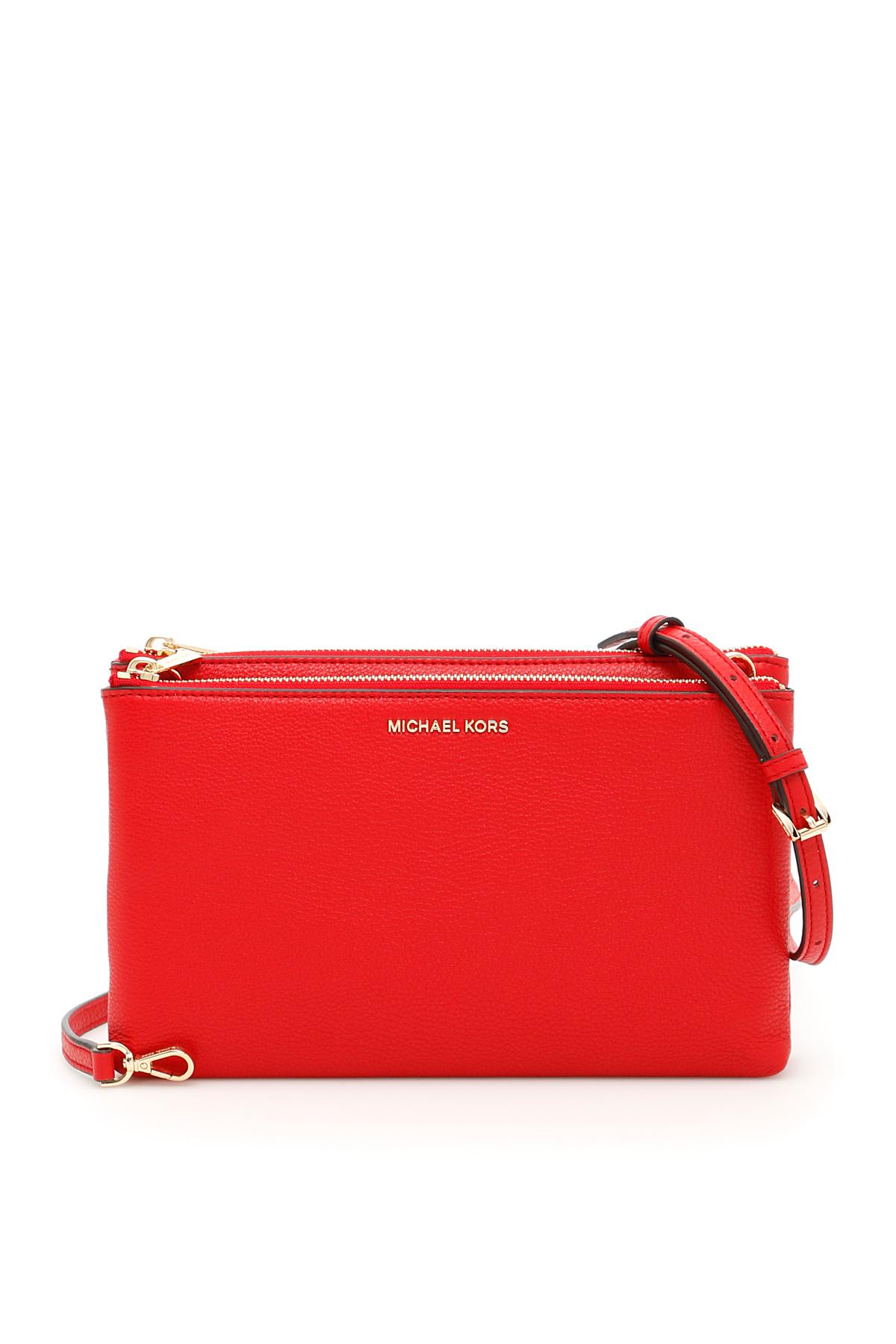 MICHAEL Michael Kors Adele Crossbody Bag in Red - Lyst