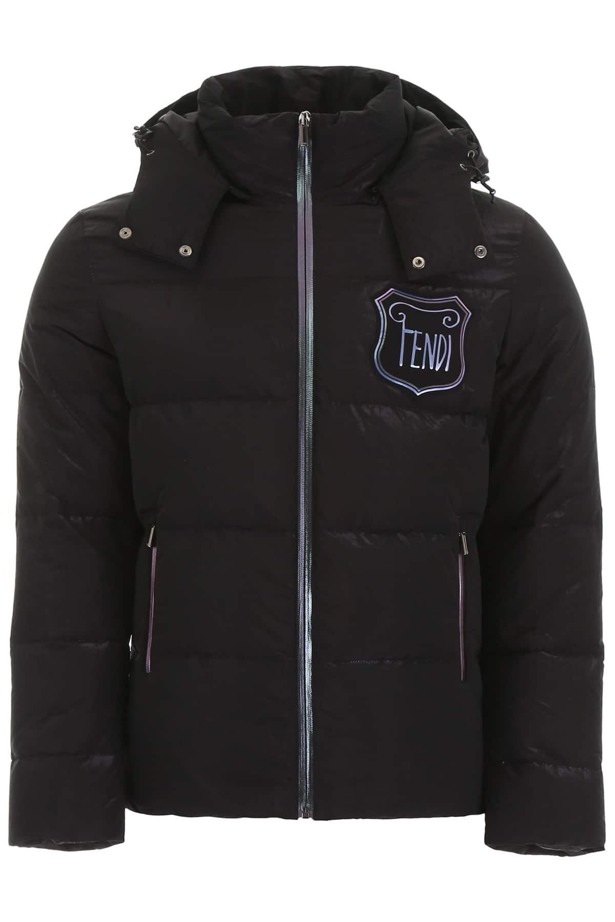 fendi eyes puffer jacket