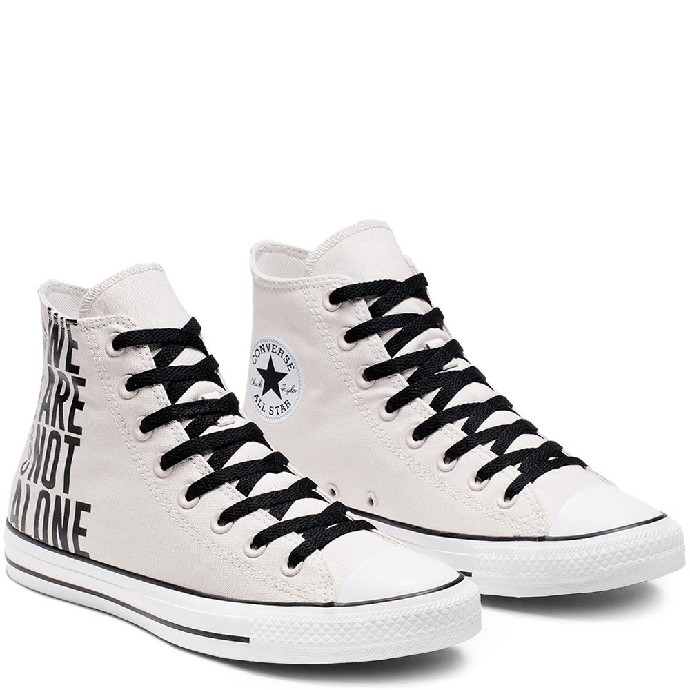 Converse Canvas Chuck Taylor All Star We Are Not Alone High Top in ...