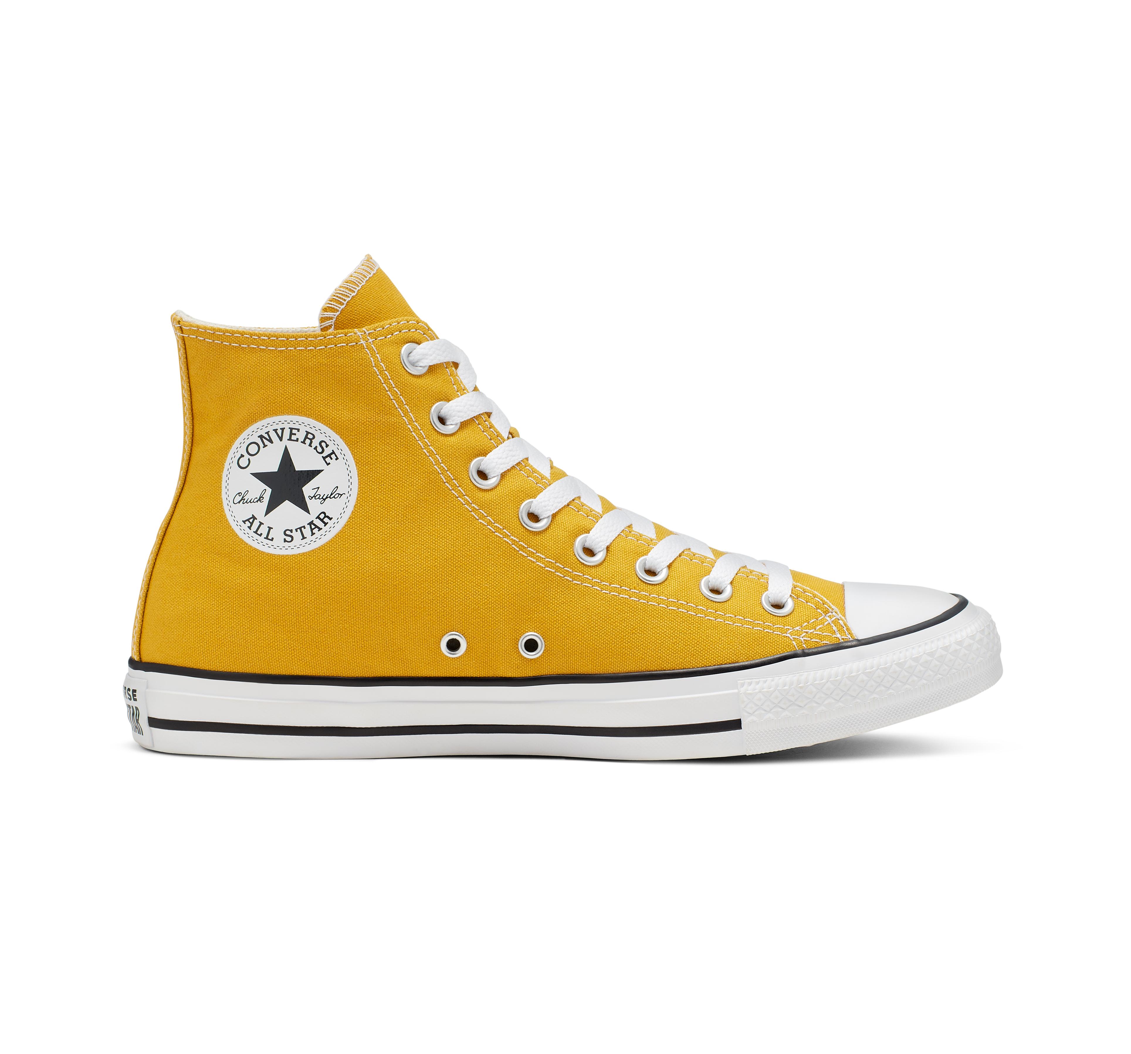 Converse Chuck Taylor All Star Seasonal Color High Top in Yellow - Lyst