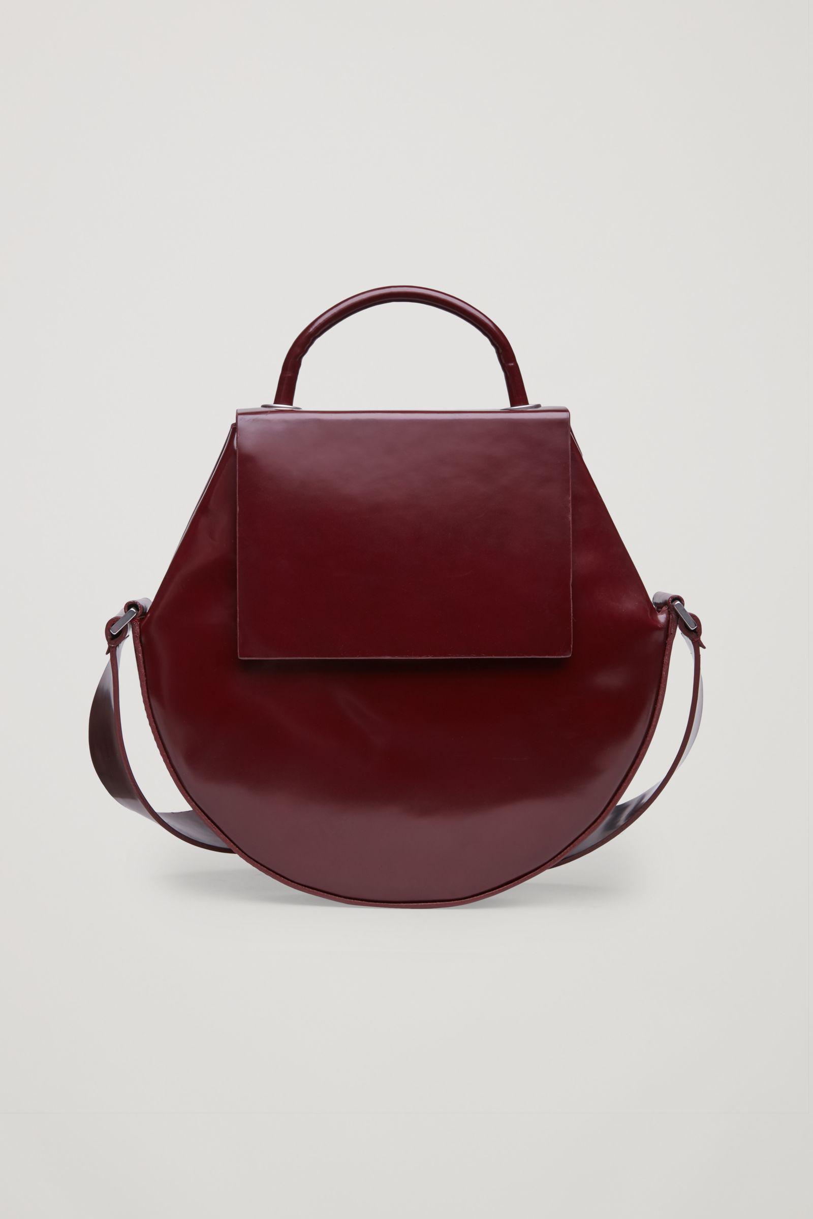 cos soft leather shoulder bag