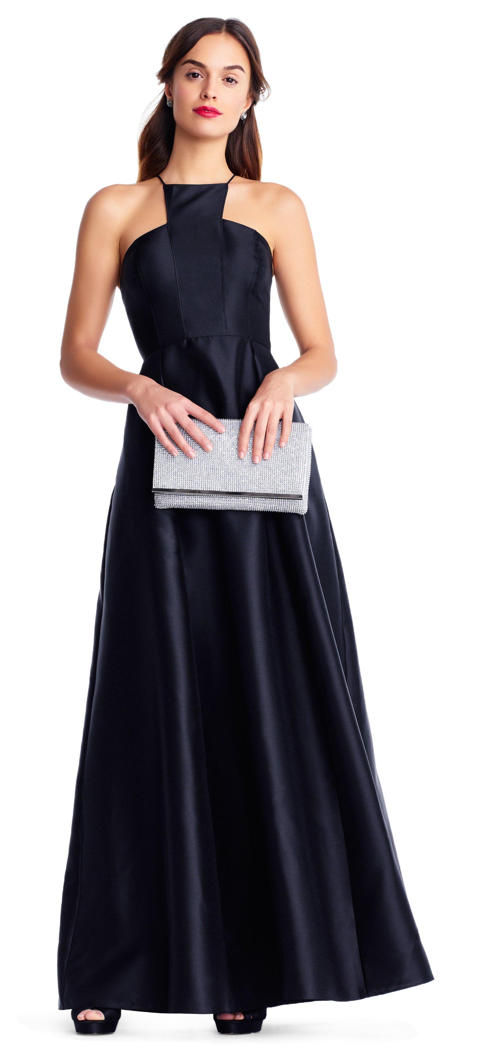 adrianna papell halter gown
