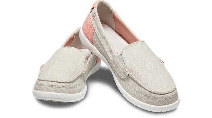 crocs women's canvas loafers