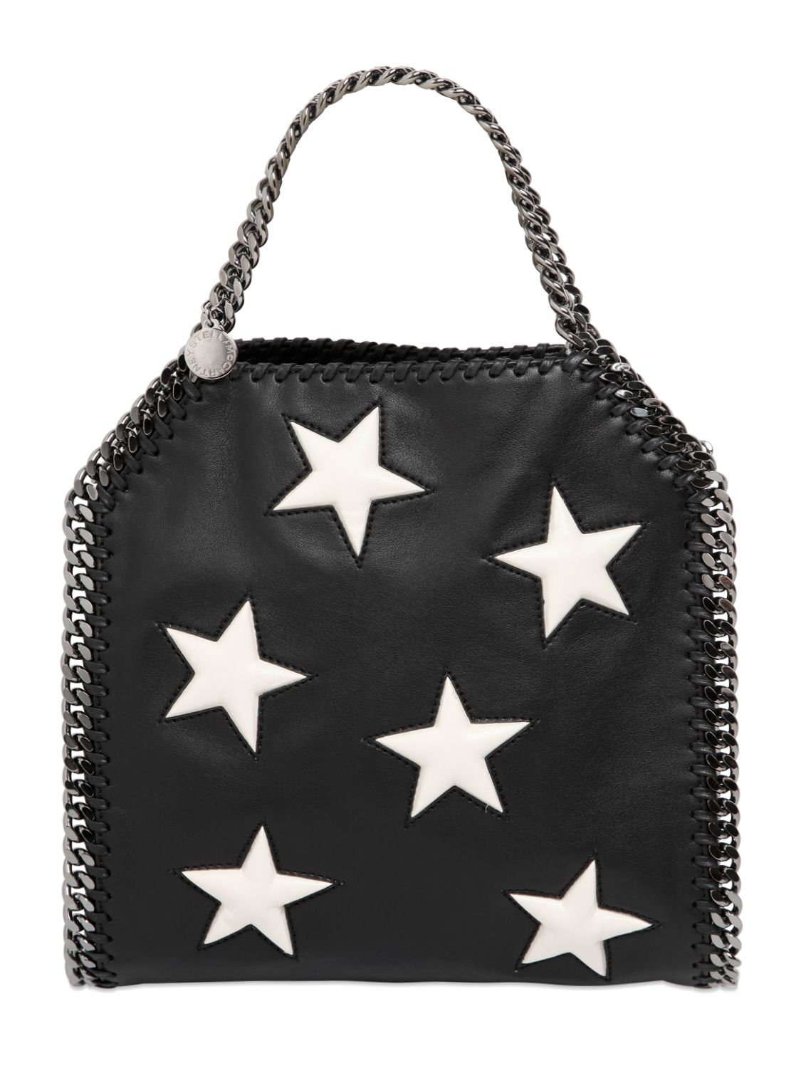 Stella mccartney Mini 3chain Falabella Stars Shoulder Bag in Black Lyst