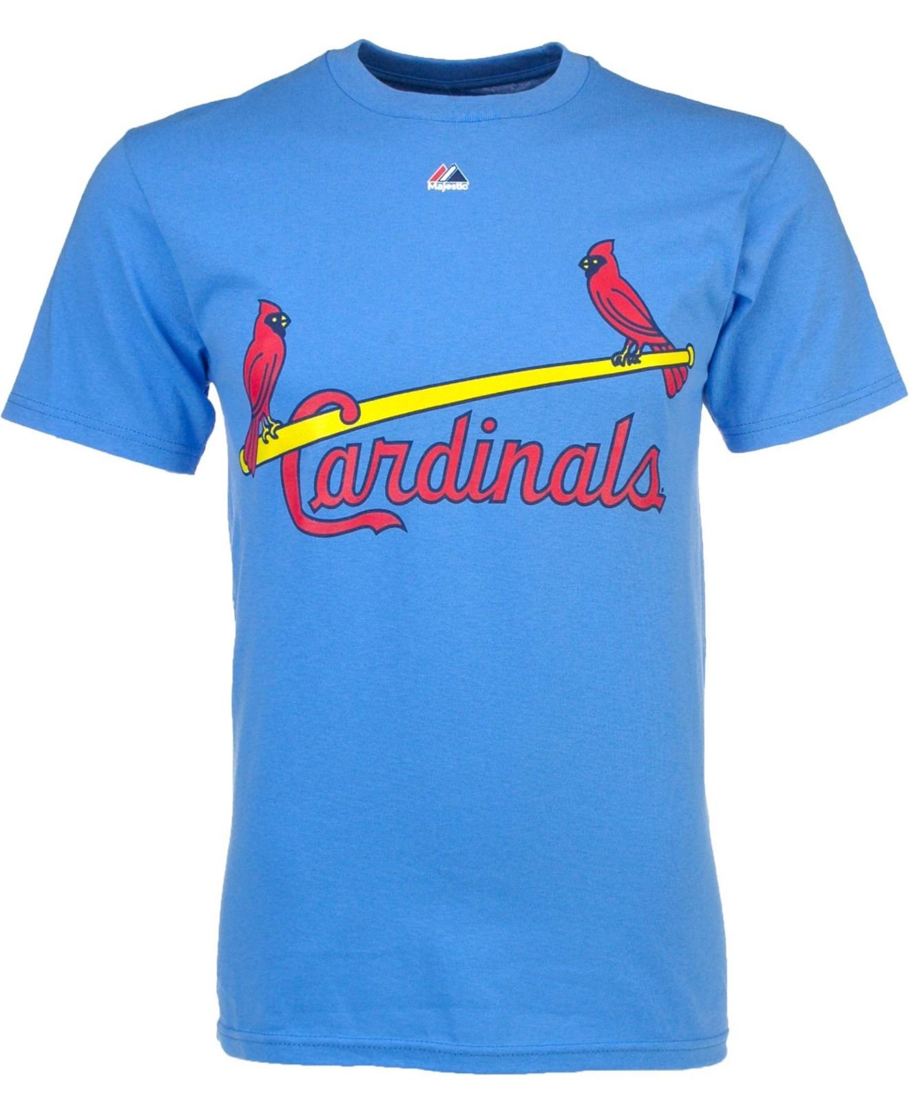 Majestic Men's St. Louis Cardinals Wordmark T-shirt in Blue for Men | Lyst