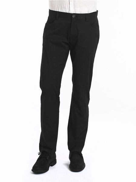 Calvin Klein Slim-Fit Stretch Pants in Black for Men | Lyst