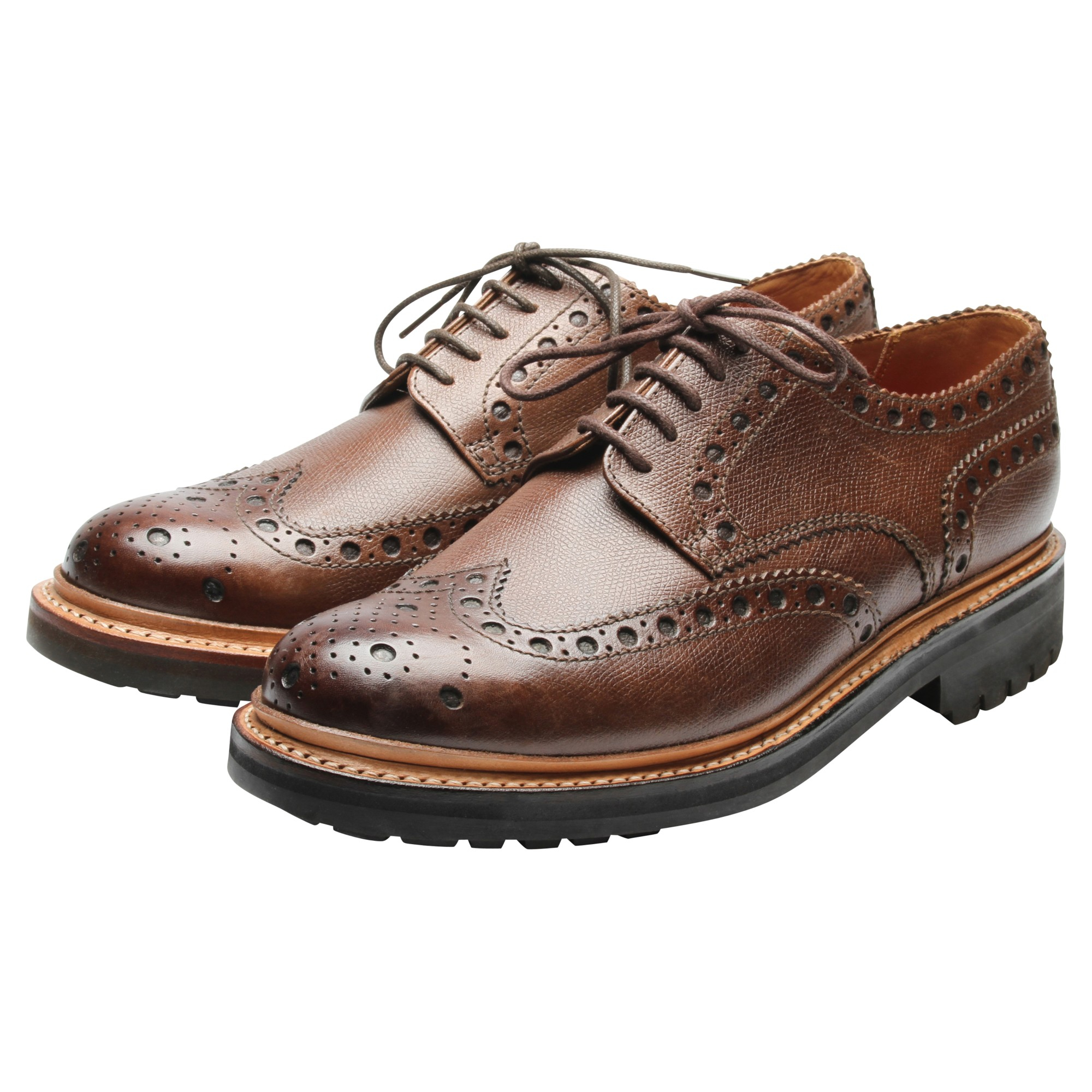 Foot The Coacher Archie Commando Sole Gibson Brogue Shoes Foot The Coacher Archie Commando Sole Gibson Brogue Shoes