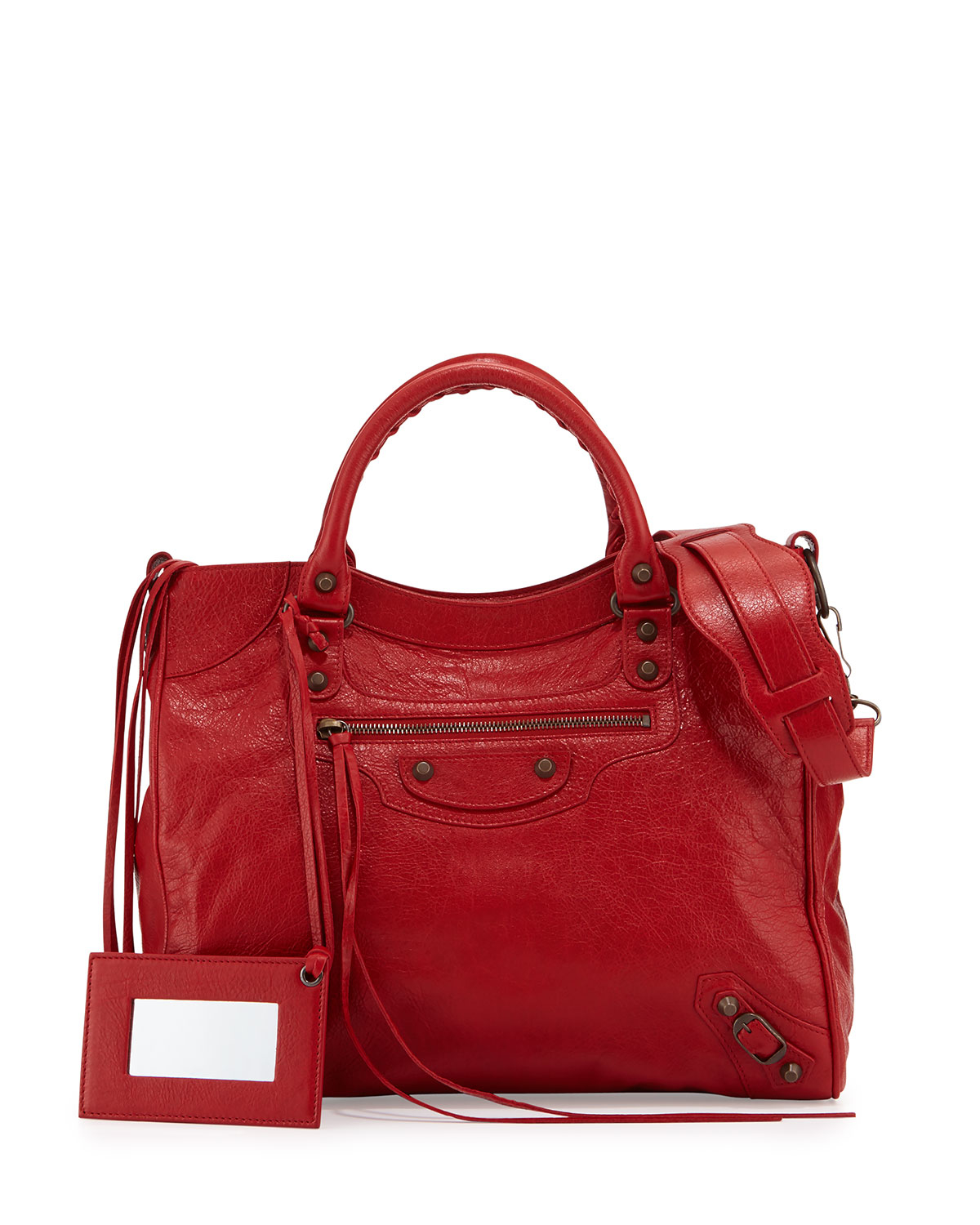 Lyst - Balenciaga Classic Velo Crossbody Bag in Red