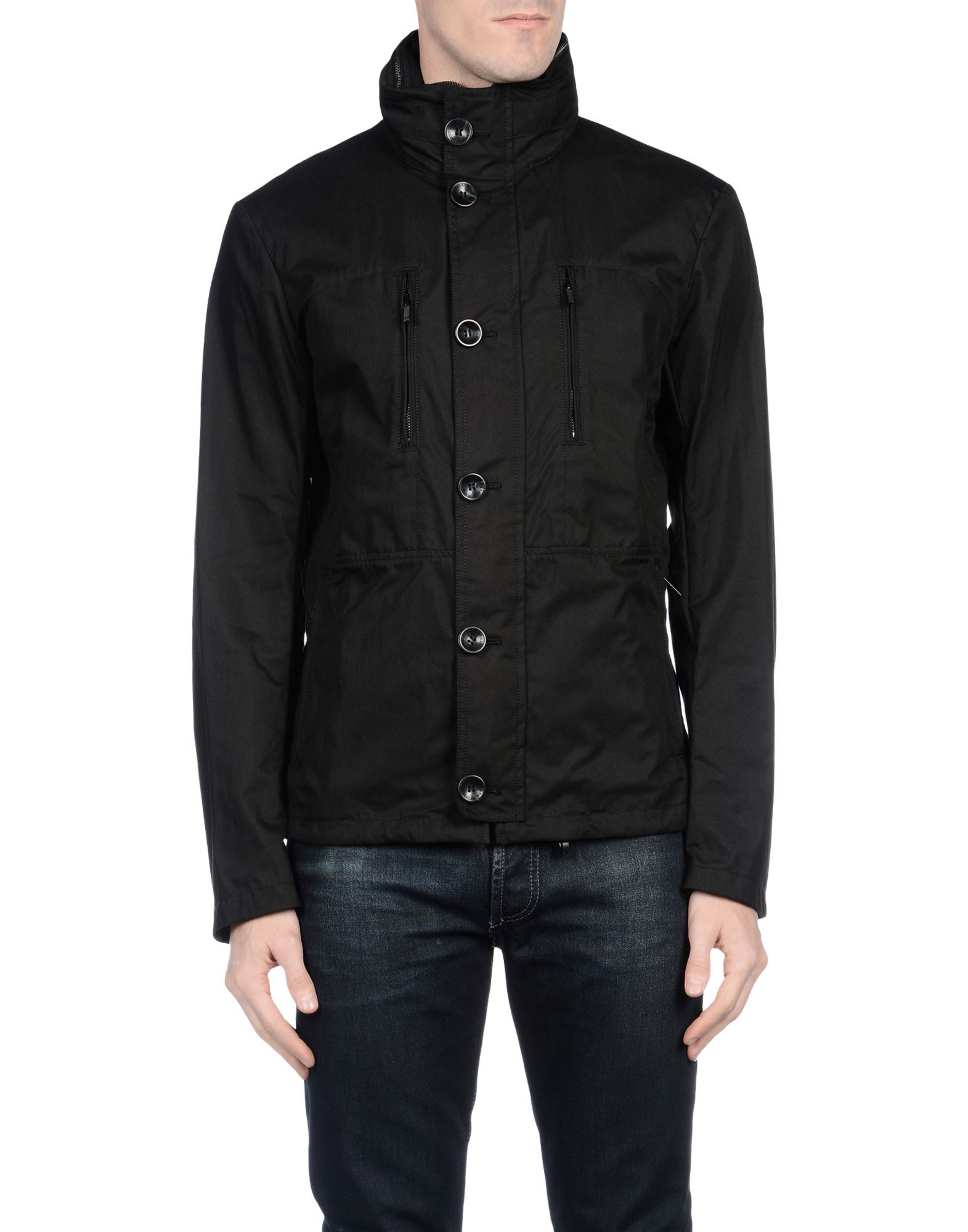 Lyst - Armani Jeans Jacket in Black for Men