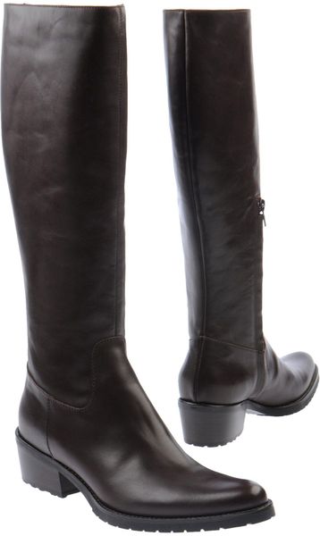 Duccio Del Duca Highheeled Boots in Brown (Dark brown) | Lyst