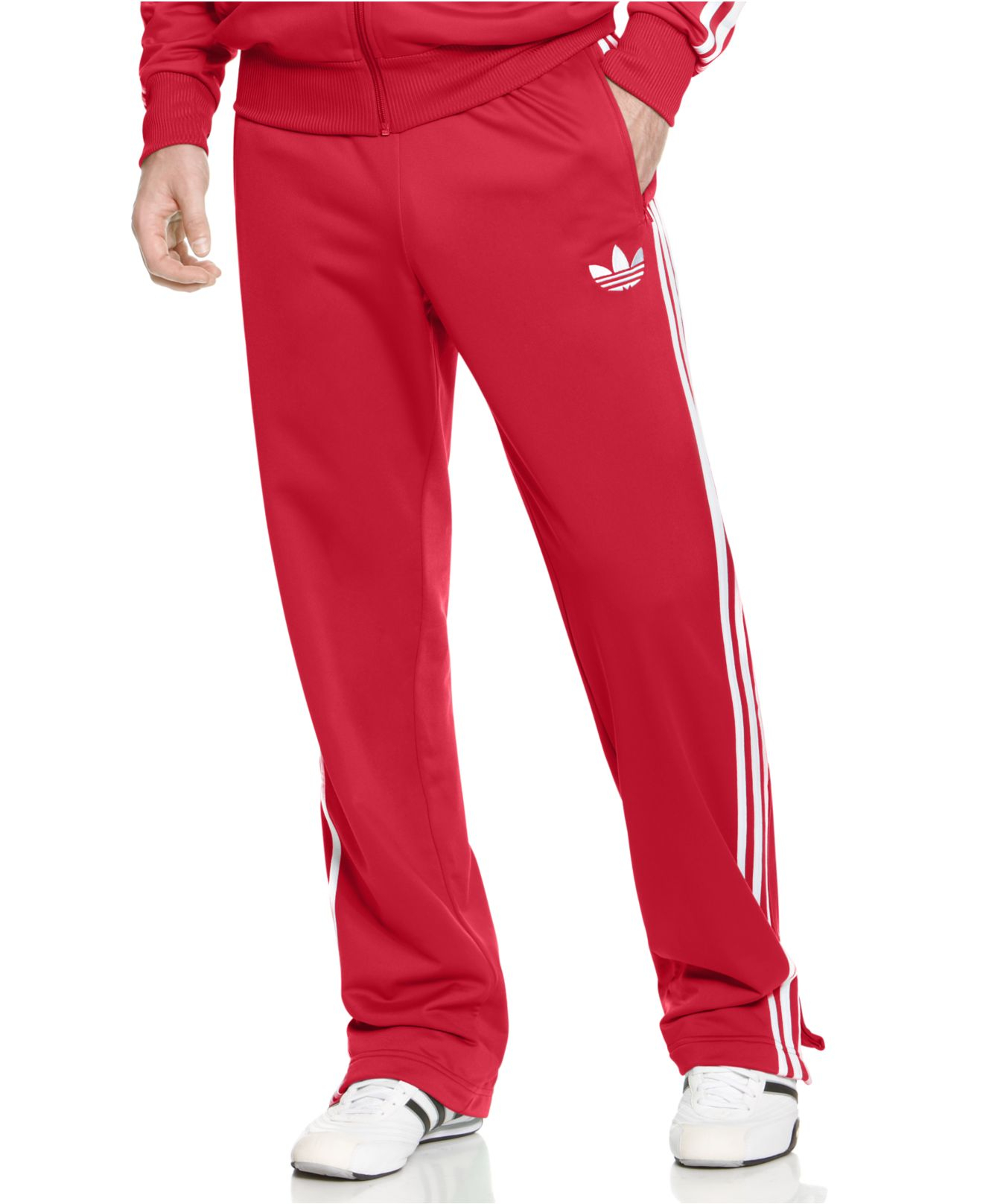 Lyst - Adidas Adi Firebird Track Pants in Red for Men