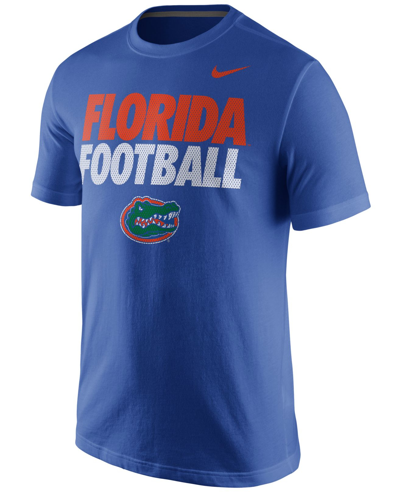 Nike Mens Florida Gators Practice T Shirt In Blue For Men Lyst 3332