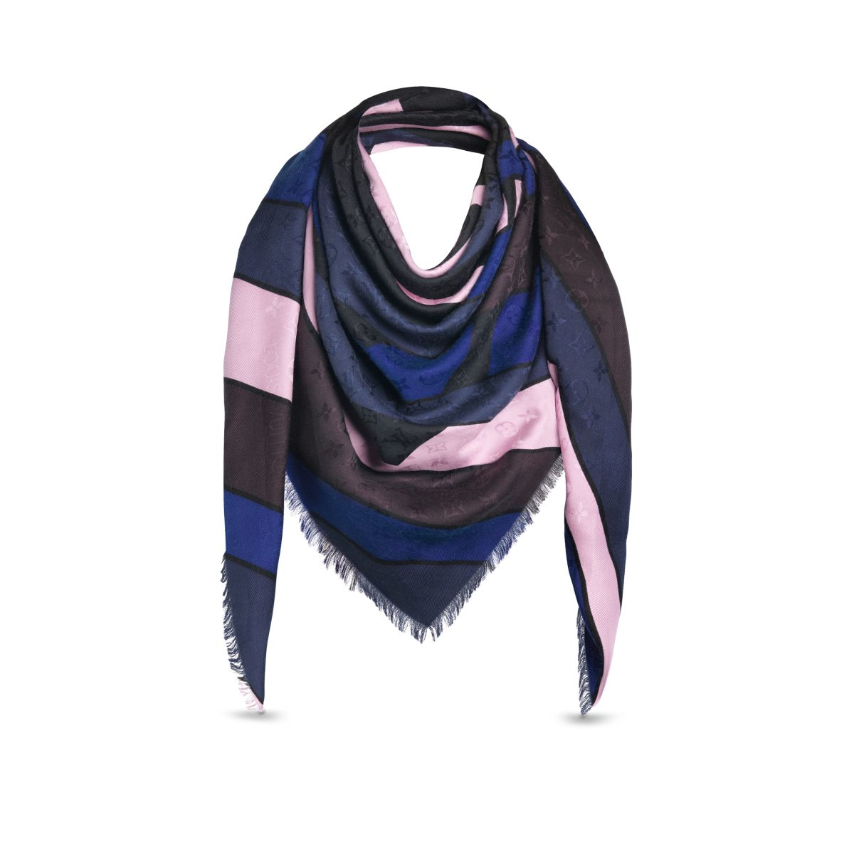 Louis vuitton Lvllusion V Shawl in Pink (Light Pink) | Lyst