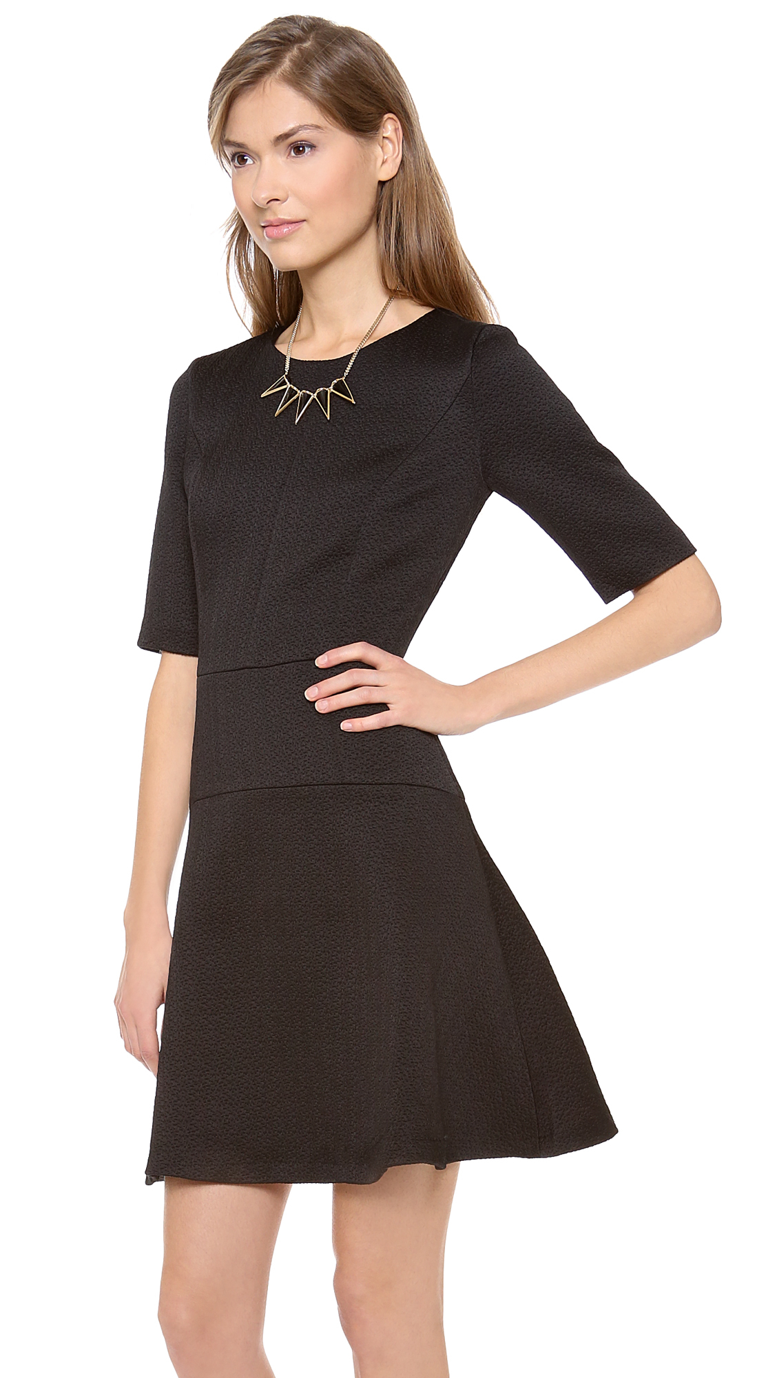 Lyst - Club Monaco Regan Dress - Black in Black