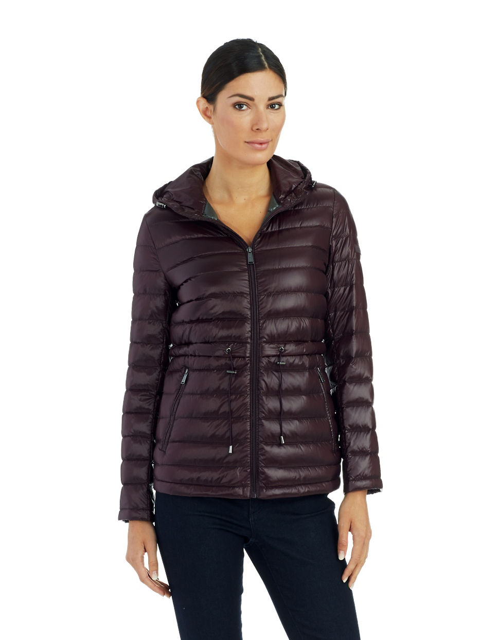 DKNY Packable Jacket in Red - Lyst