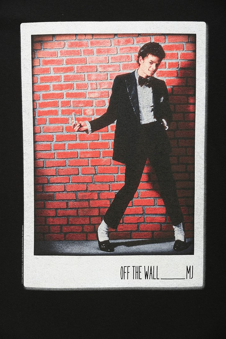 michael jackson off the wall tshirt