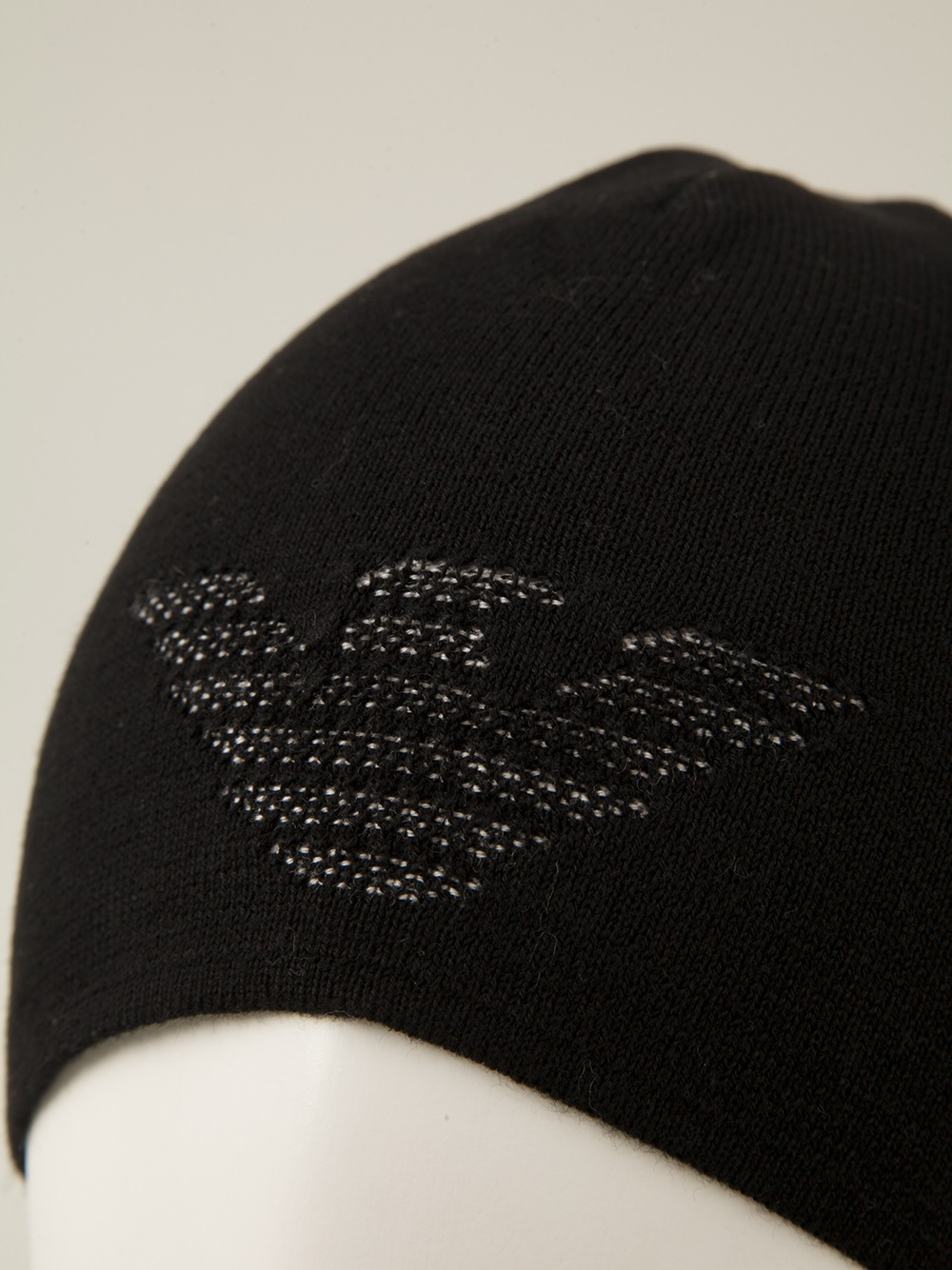 Emporio Armani Beanie in Black for Men - Lyst