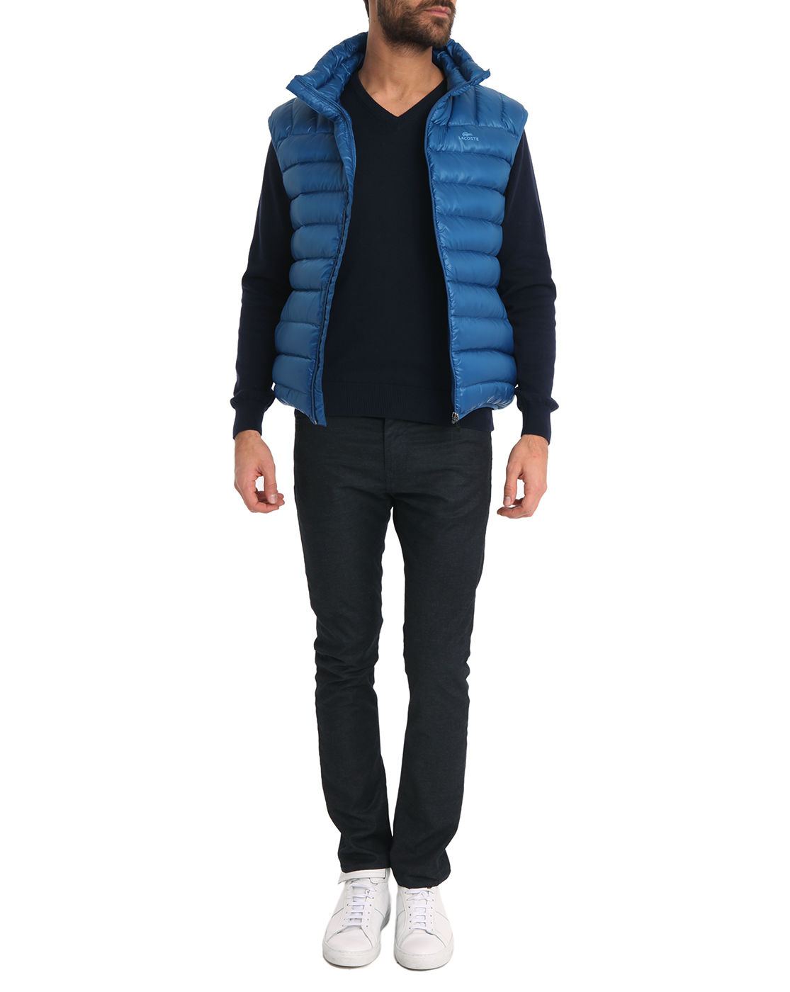 lacoste sleeveless jacket