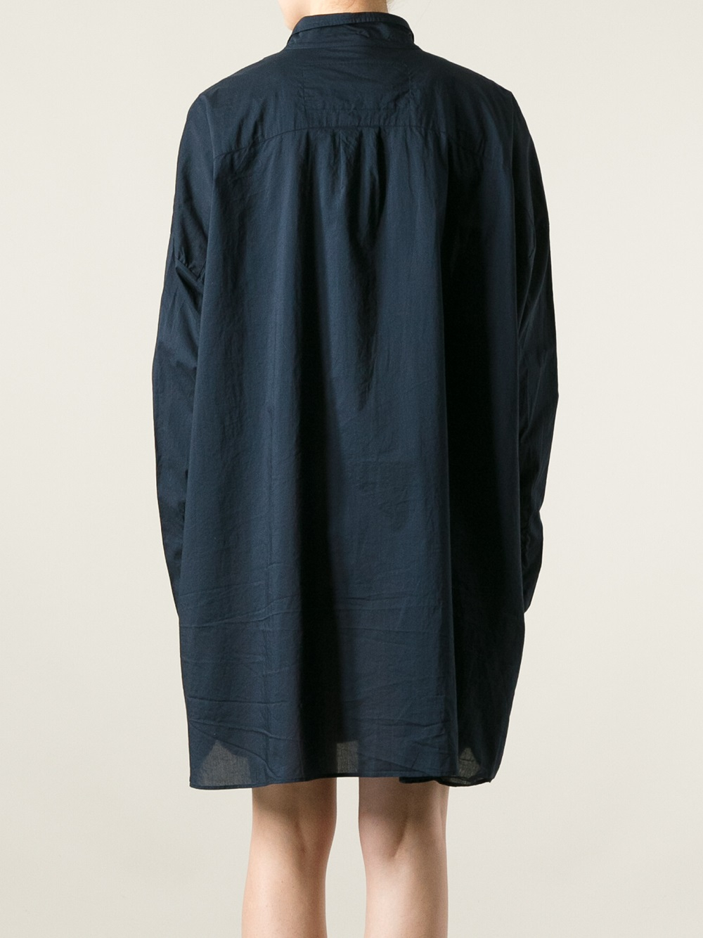 Lyst Rundholz Boxy Shirt Dress in Blue