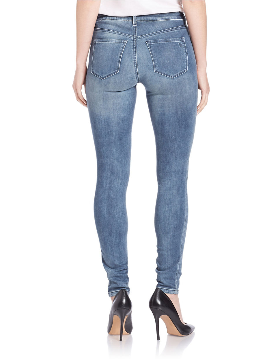 Lyst - Jessica simpson Kiss Me Super Skinny Jeans- Blue Rio in Blue
