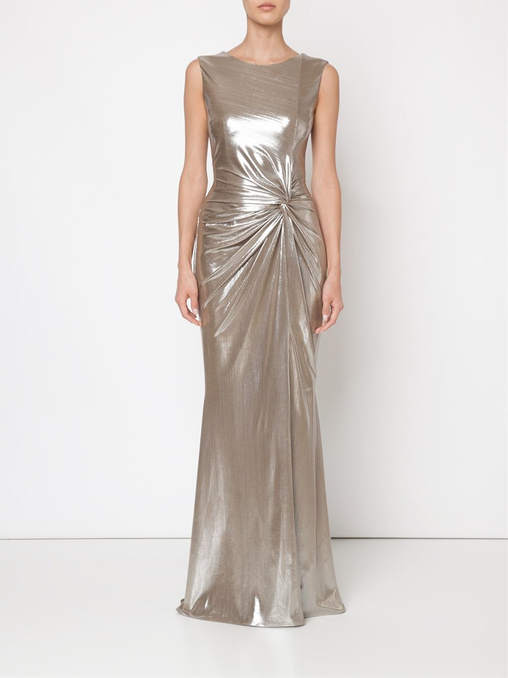 talbot runhof gold gown