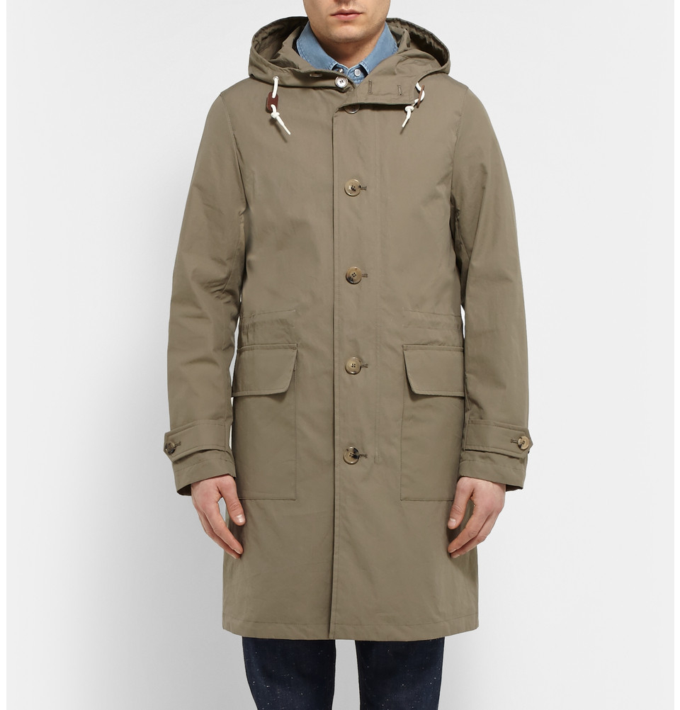 Lyst - Mackintosh Appin Ventile Hooded Rain Coat in Green for Men