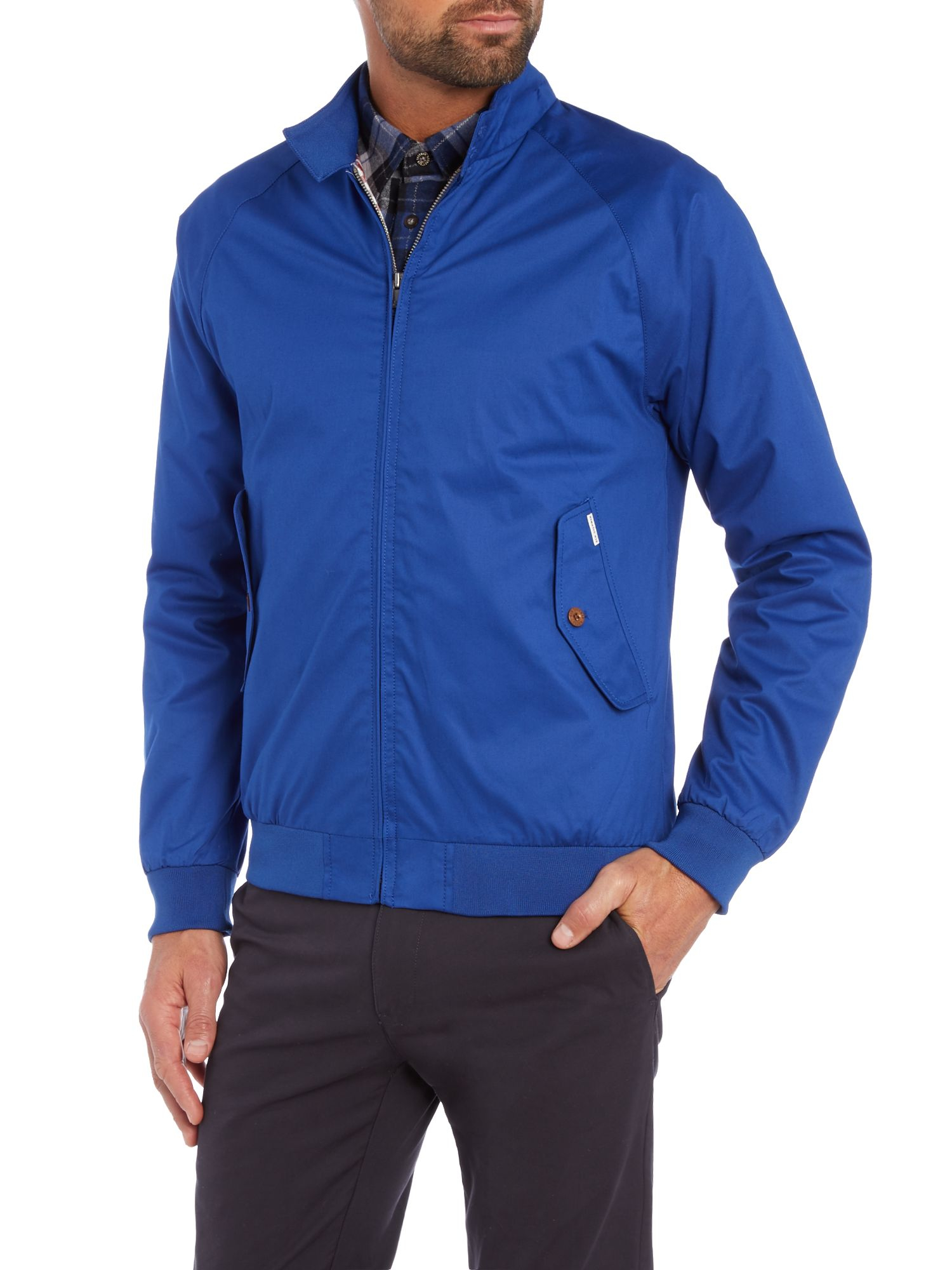 Download Ben sherman Harrington Jacket in Blue for Men (Sapphire ...