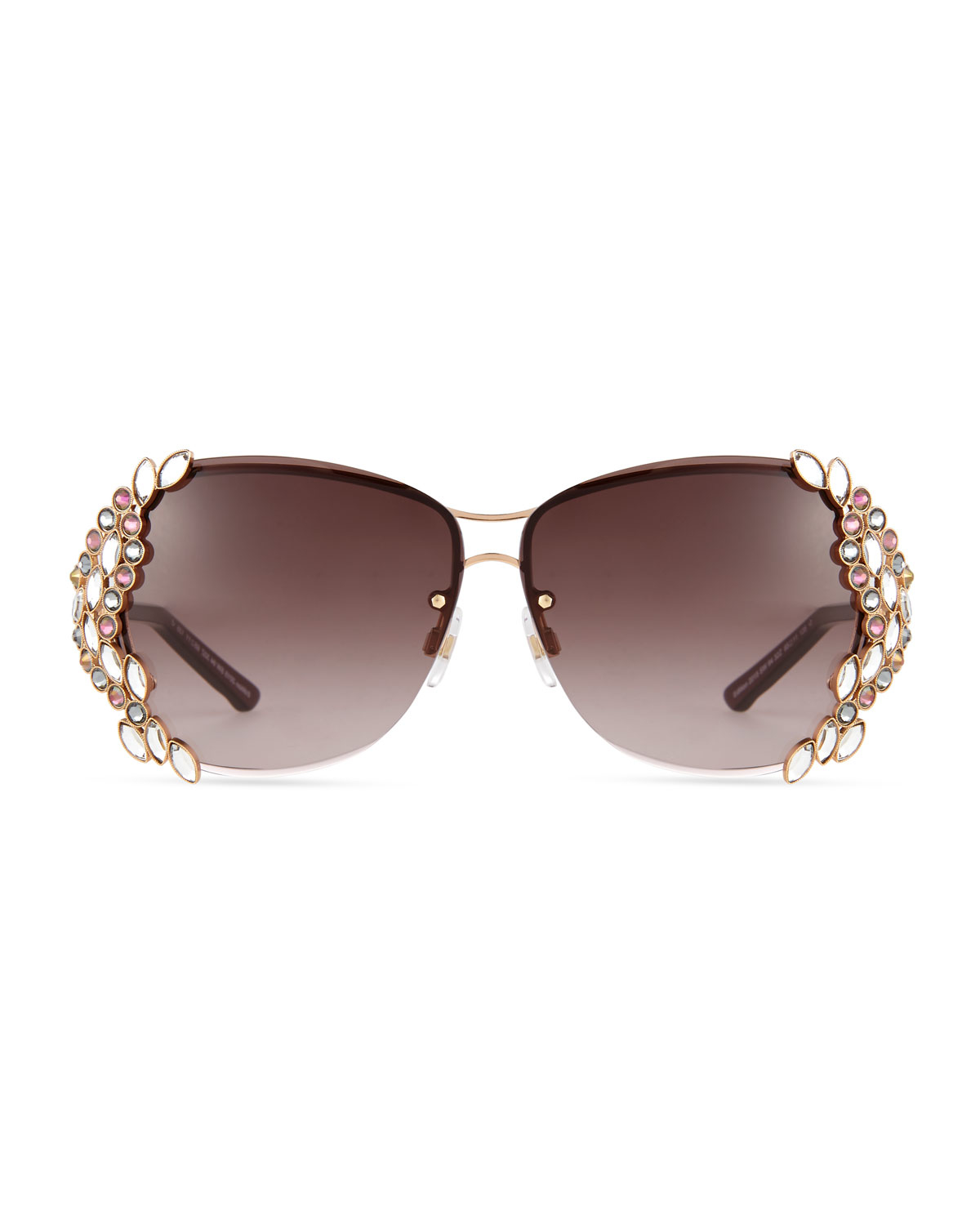 Swarovski Special Edition ® Crystal Sunglasses In Metallic Lyst