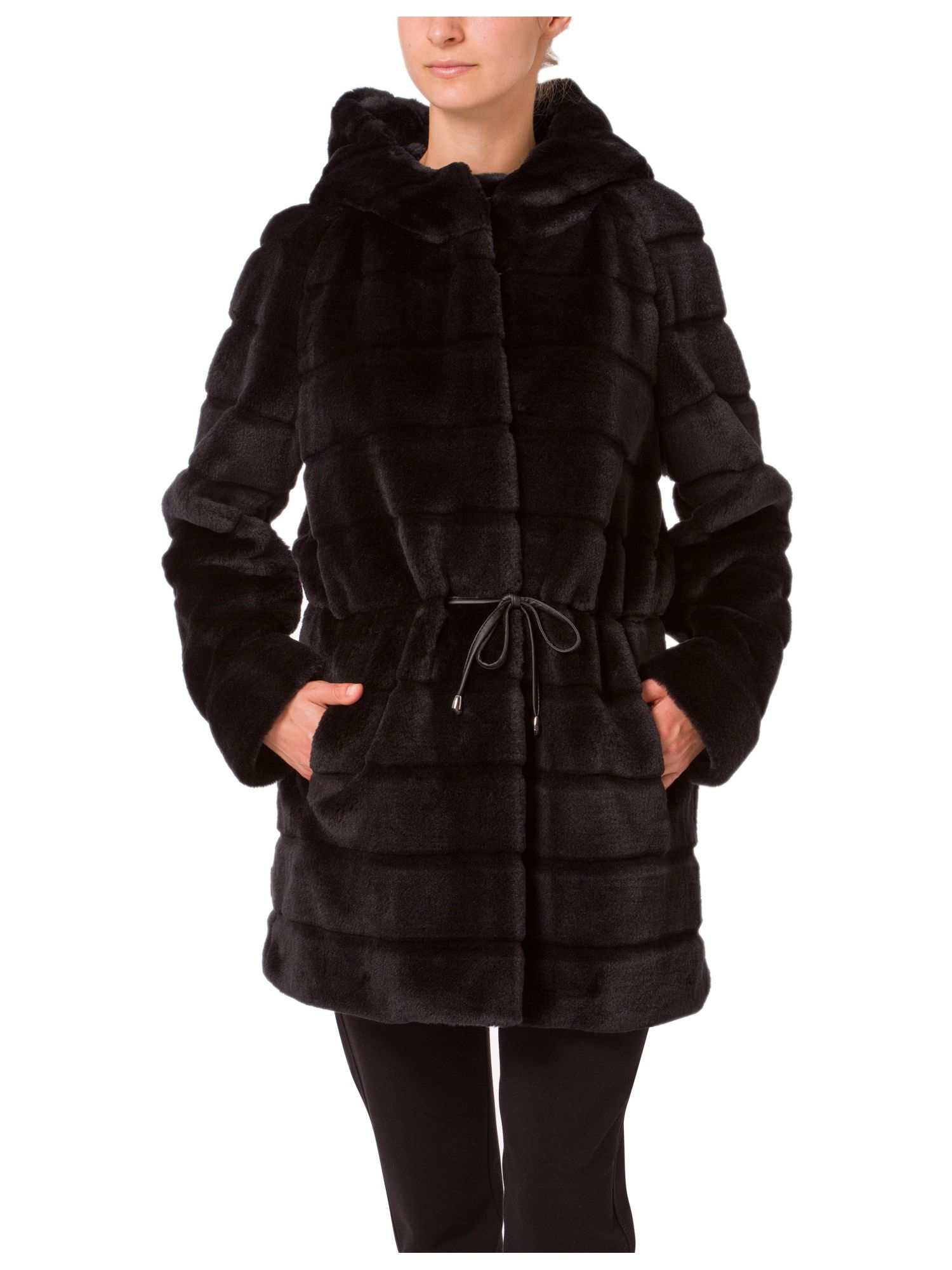 Basler Fake Fur Coat in Black Lyst
