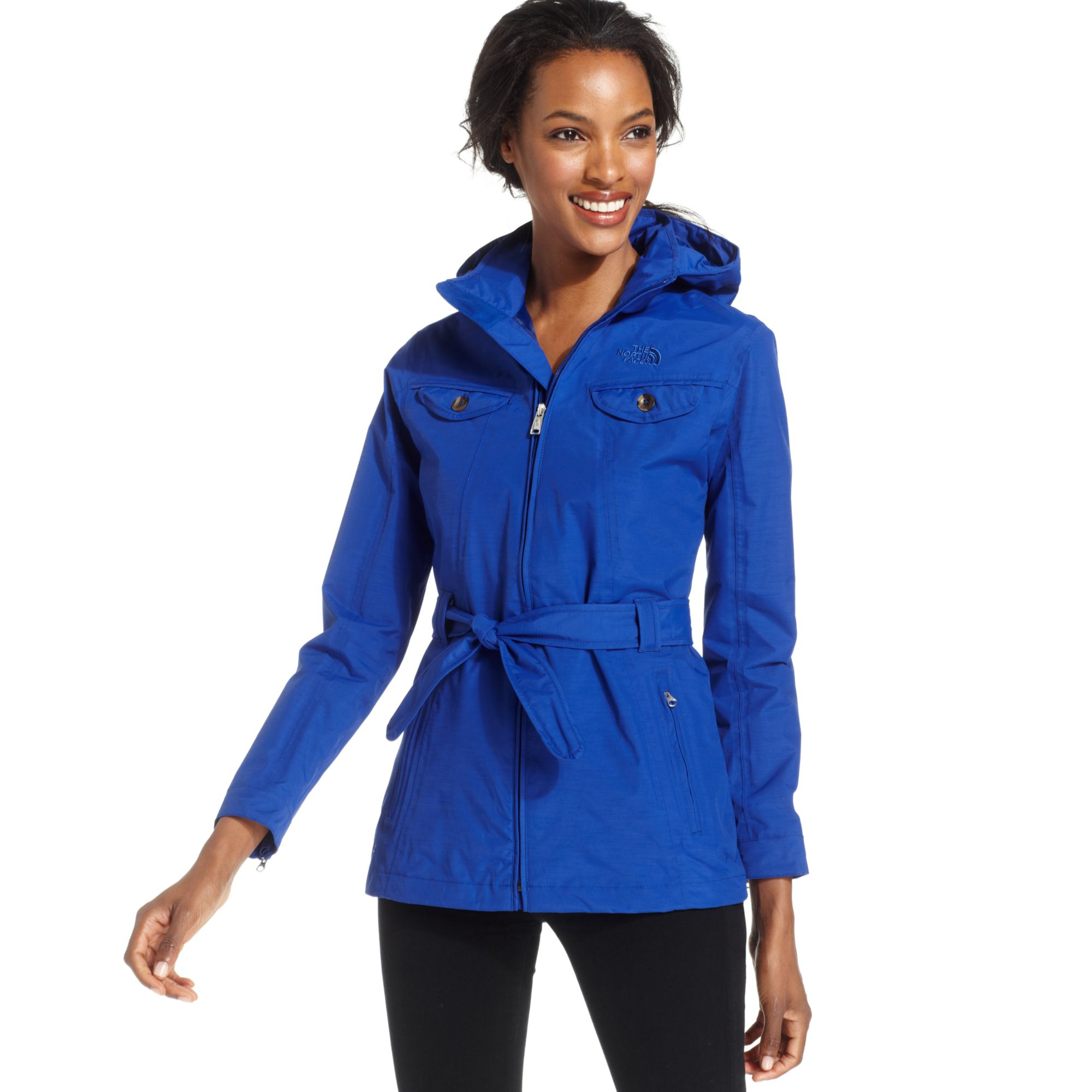The North Face Laney Trench In Black Lyst The North Face Laney Trench Raincoat In Black Lyst