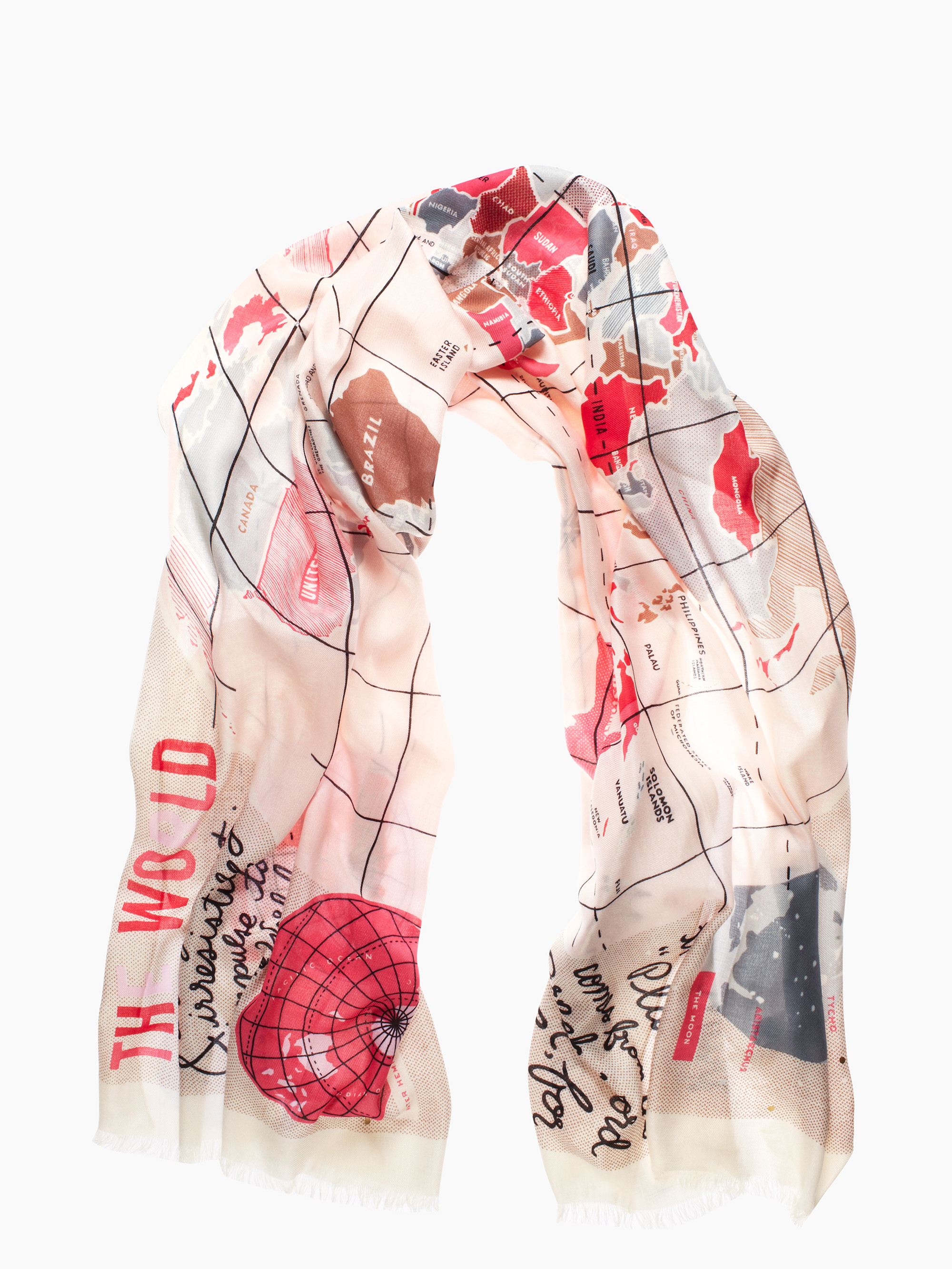 Lyst Kate Spade New York World Map Scarf