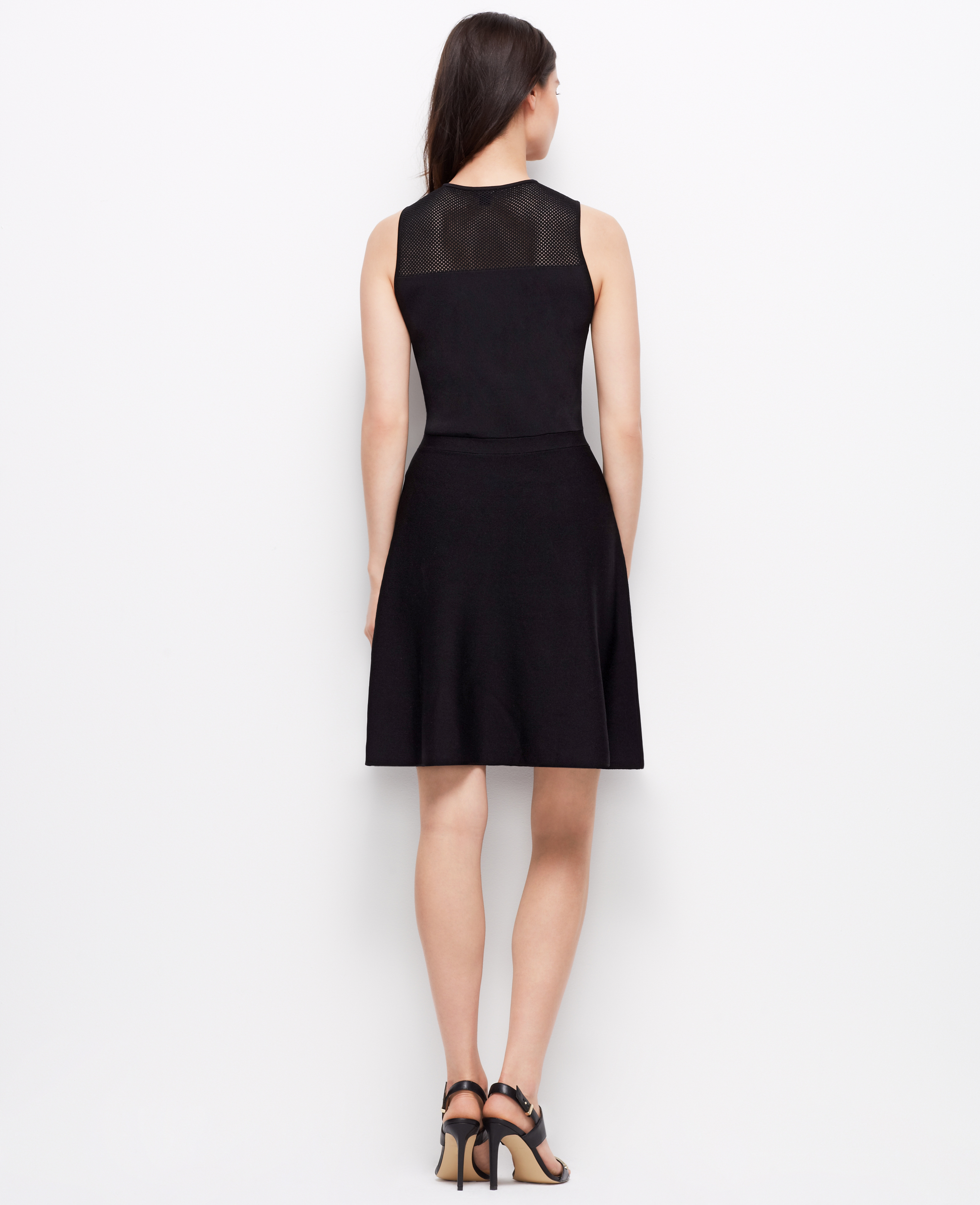Lyst Ann taylor Sleeveless Sweater Dress in Black