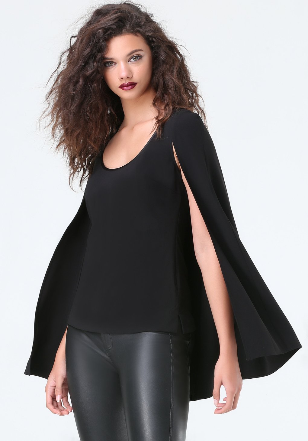 black cape top