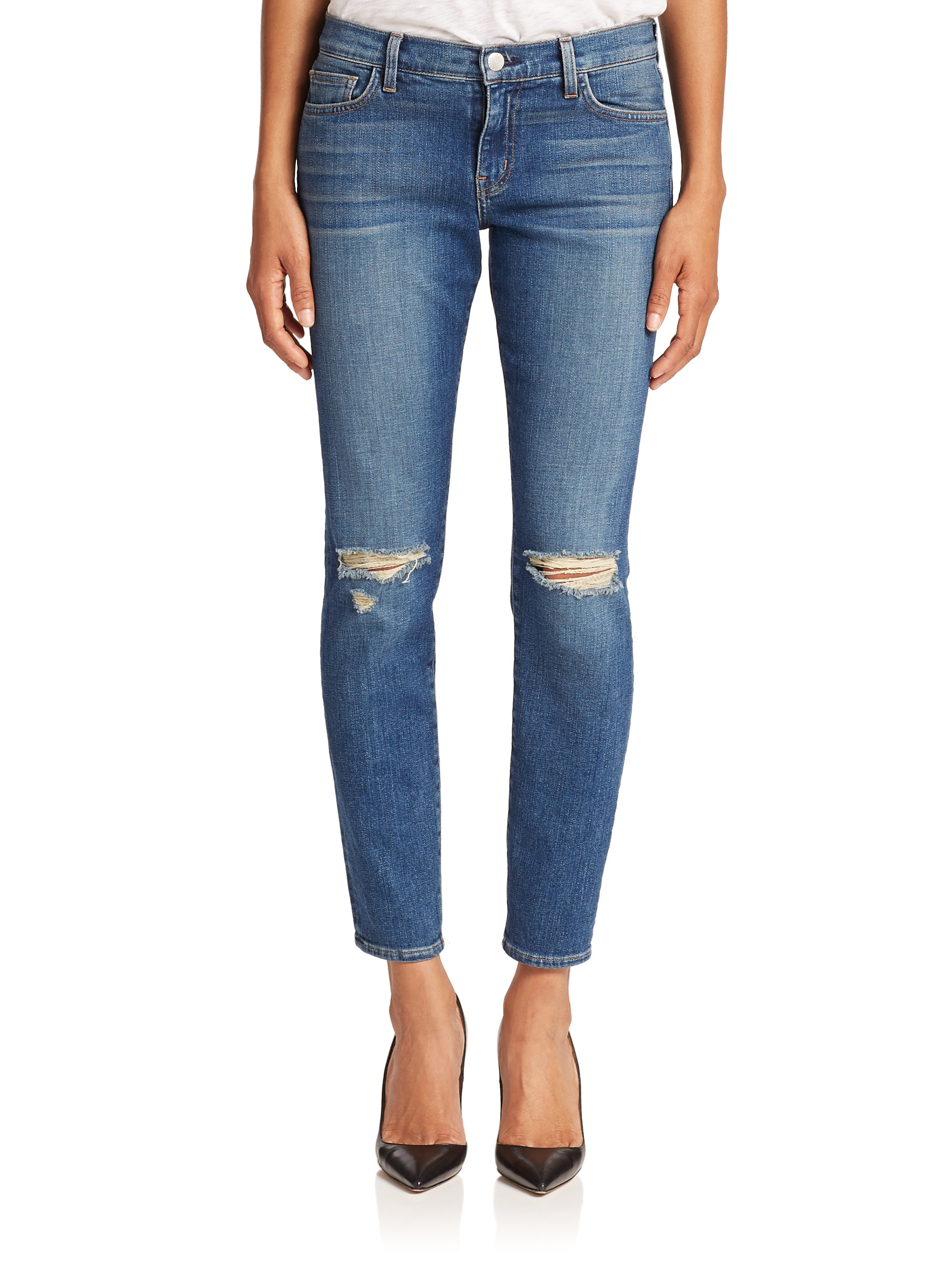 Lyst - L'Agence Mon Jules The Perfect Fit Jeans in Blue