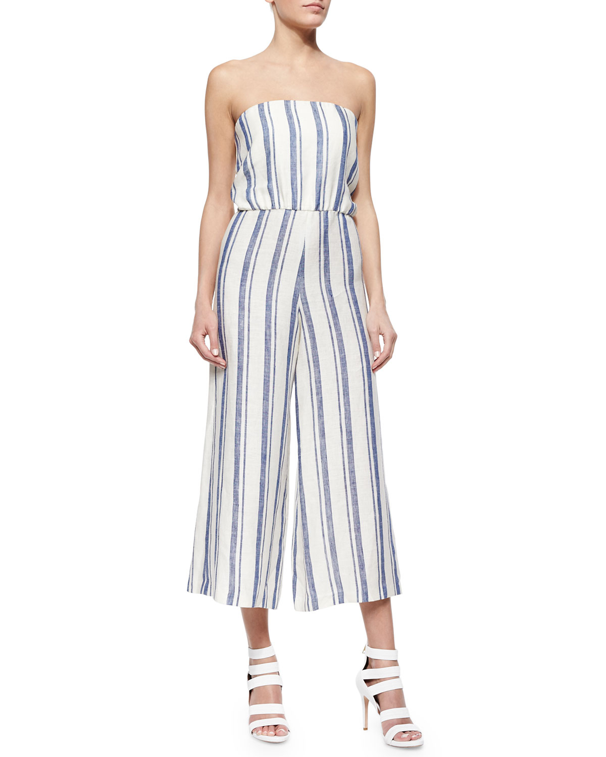 alice and olivia black and white striped pants