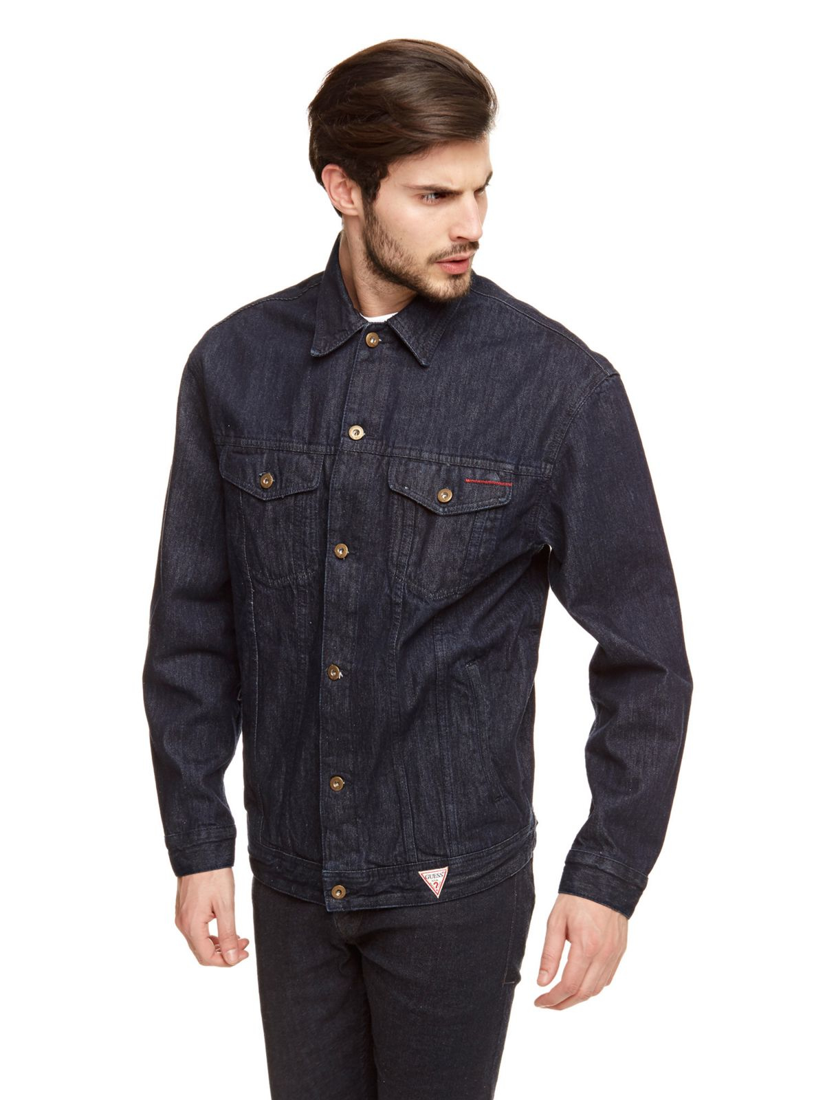 Guess Jeans Jacket in Blue for Men | Lyst