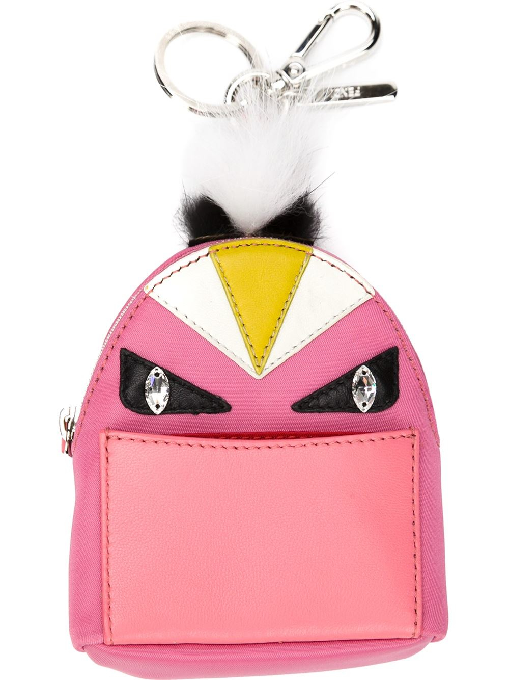 Fendi Bag Bugs Mini Backpack Key Chain in Pink - Save 40% | Lyst