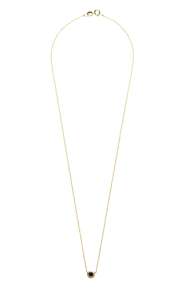 Lyst Lizzie Mandler Rosecut Bezel Necklace In Metallic Gallery