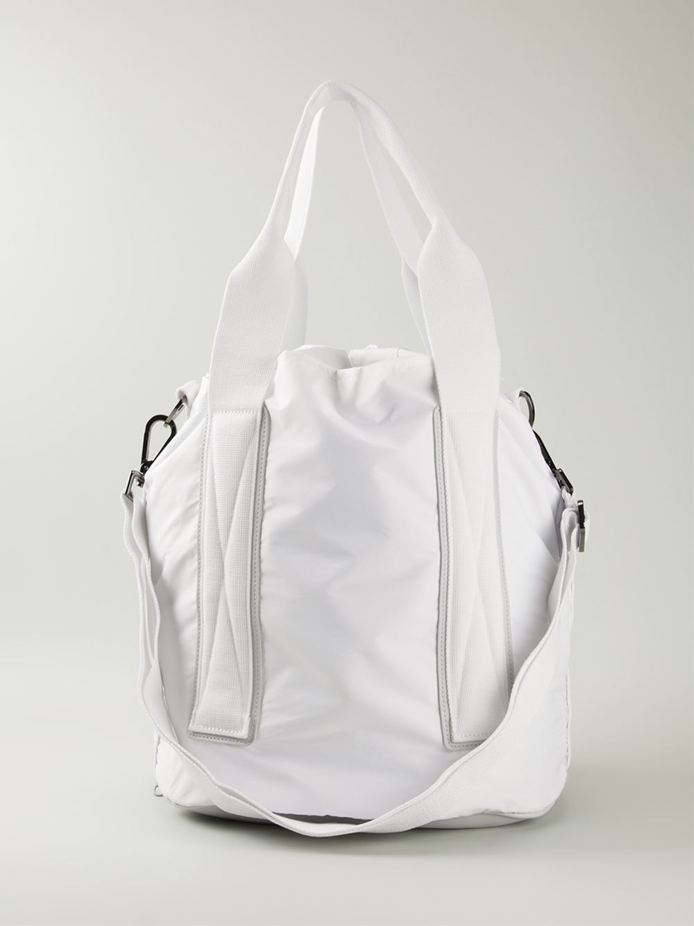 Lyst Adidas By Stella Mccartney Medium Tennis Bag In White