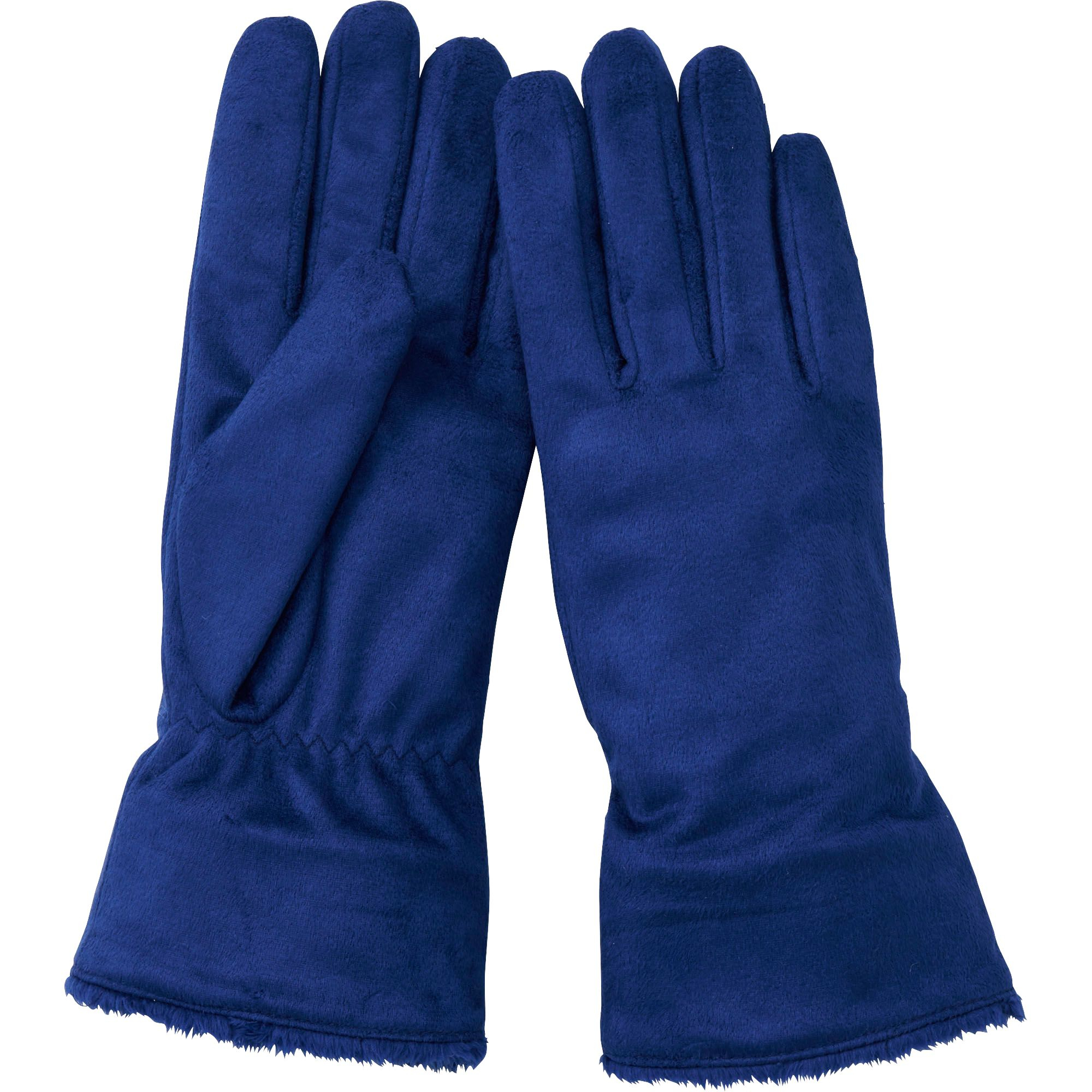 Uniqlo Women Heattech Lining Faux Leather Gloves in Blue Lyst